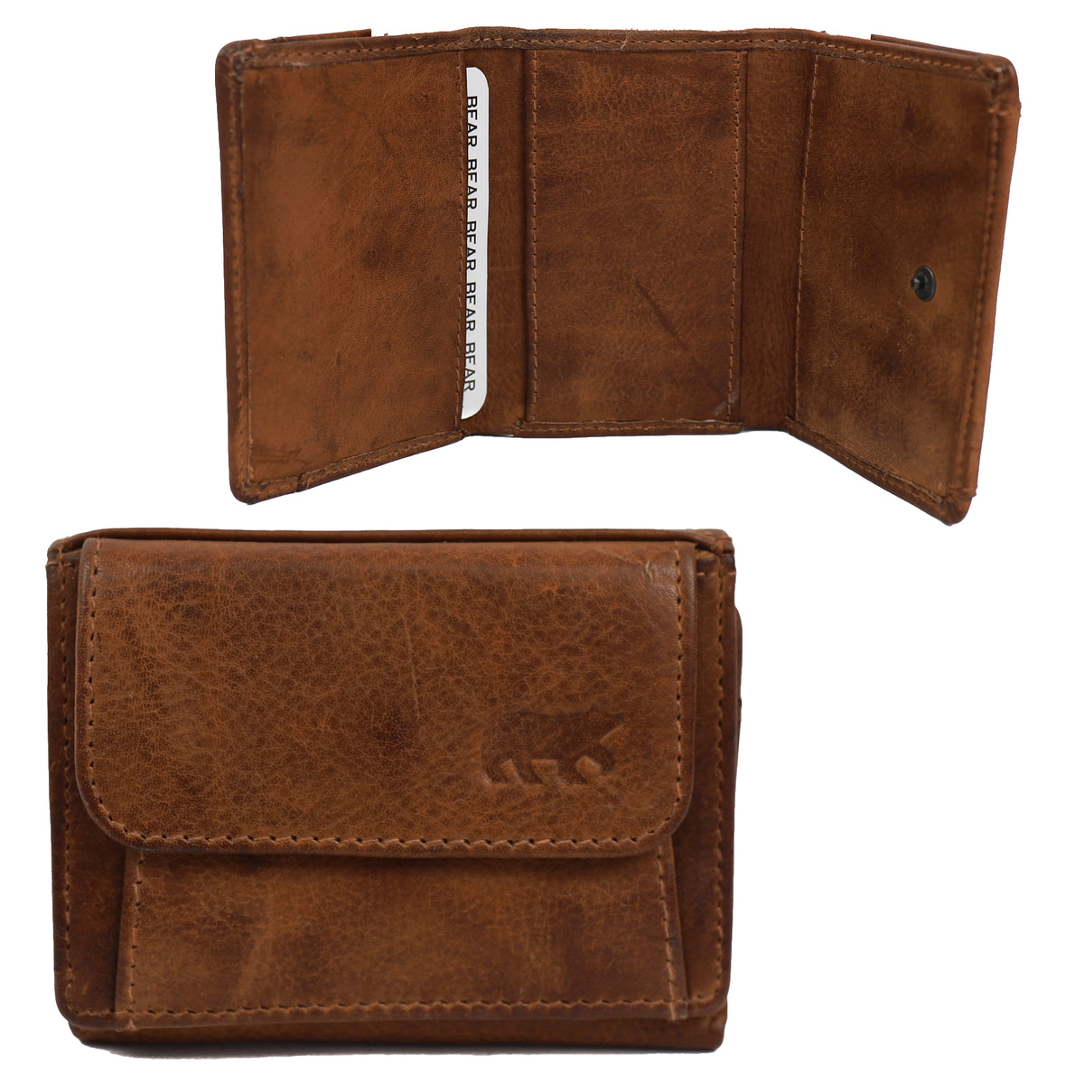 RFID Portemonneetje 'Nana' cognac