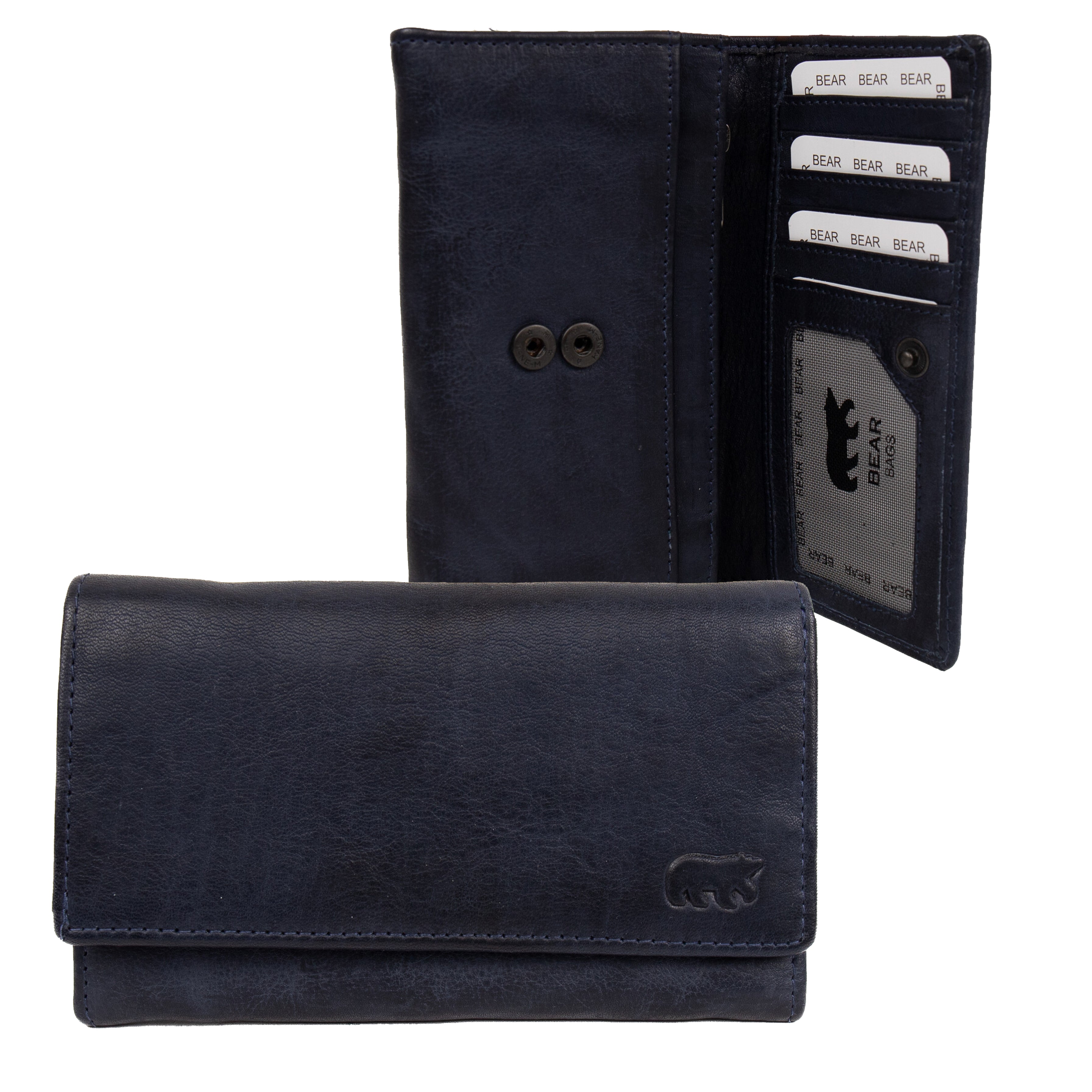 Wrap wallet 'Sweety' XL navy - CP 6041