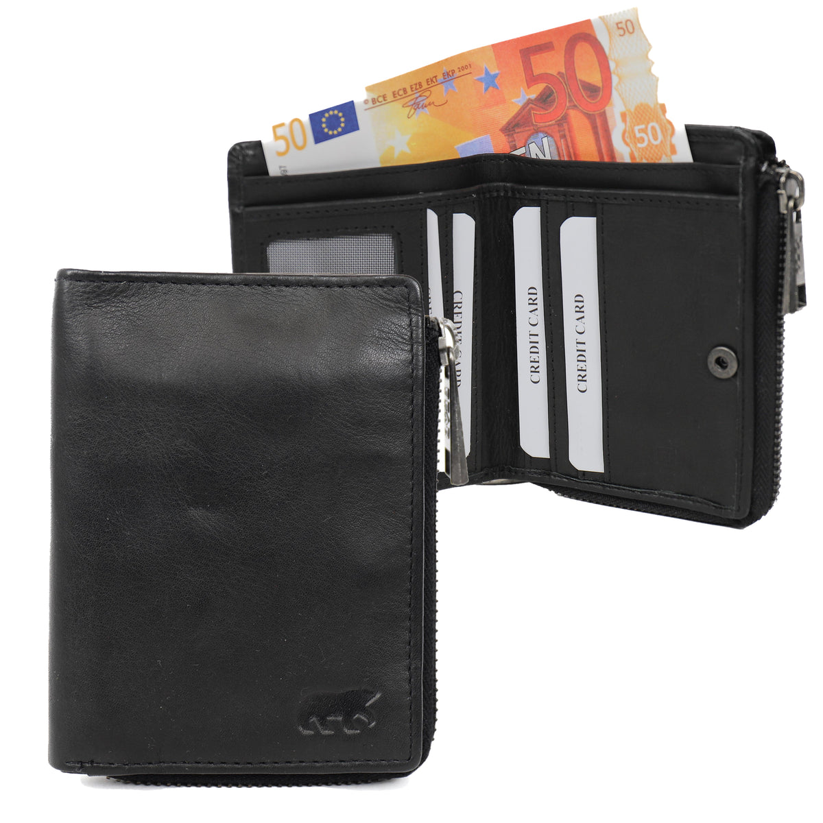 Zipper wallet 'Gungun' black