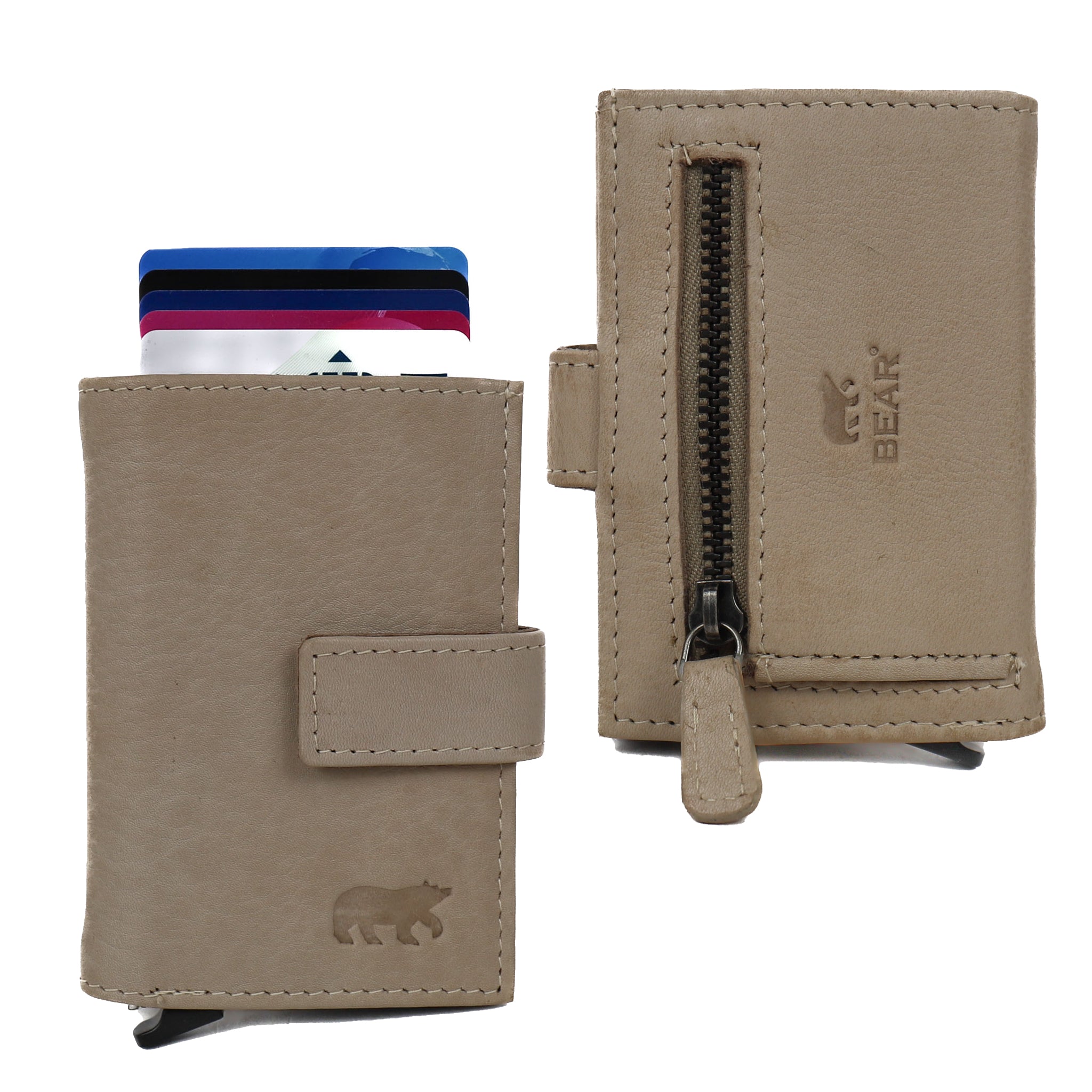 Card holder 'Elsie' feather
