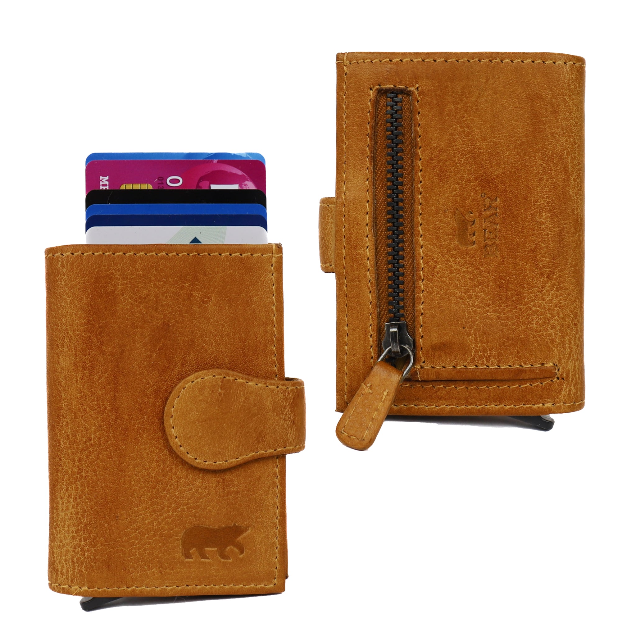 Card holder 'Elsie' yellow