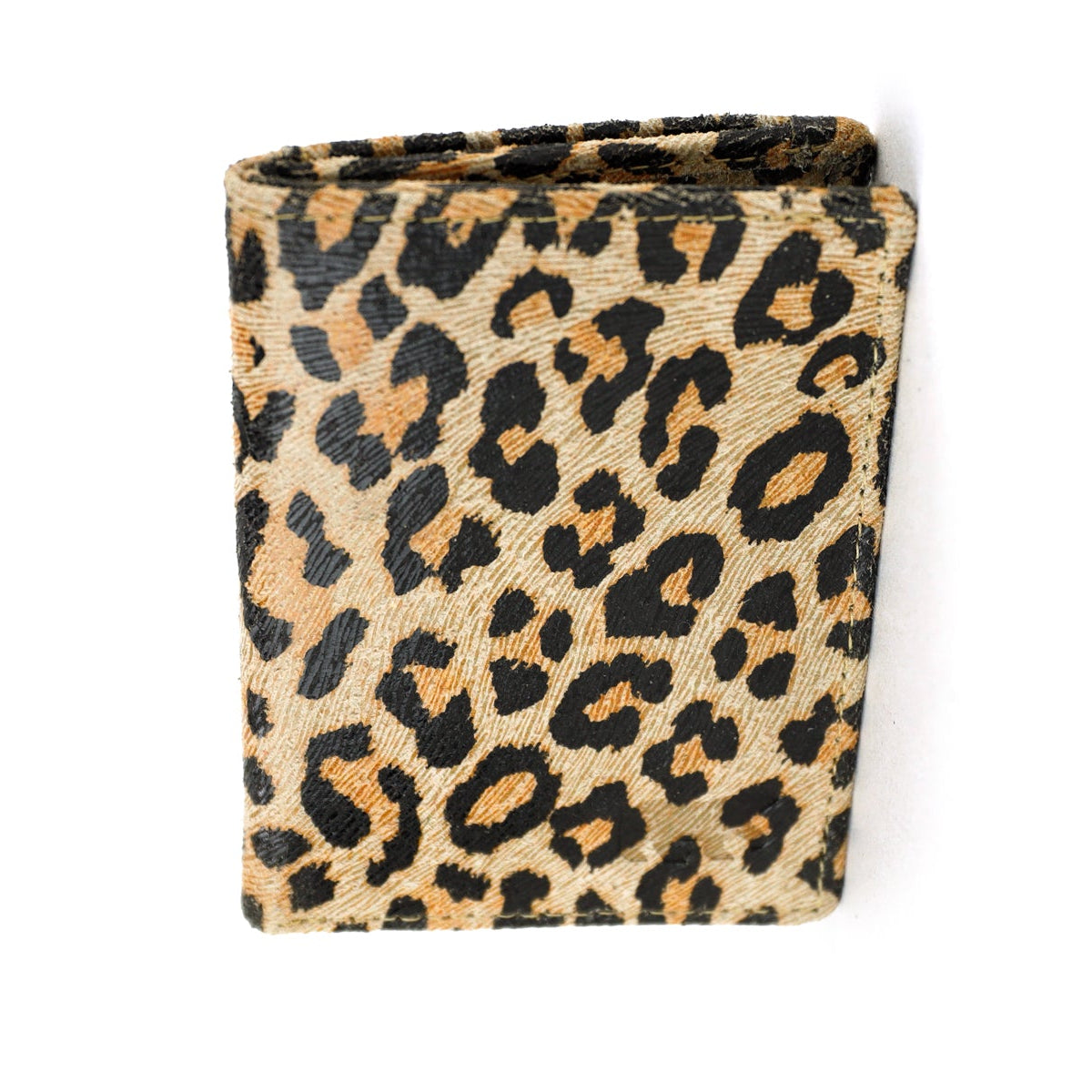 Card holder with banknote compartment 'Cas' small panther