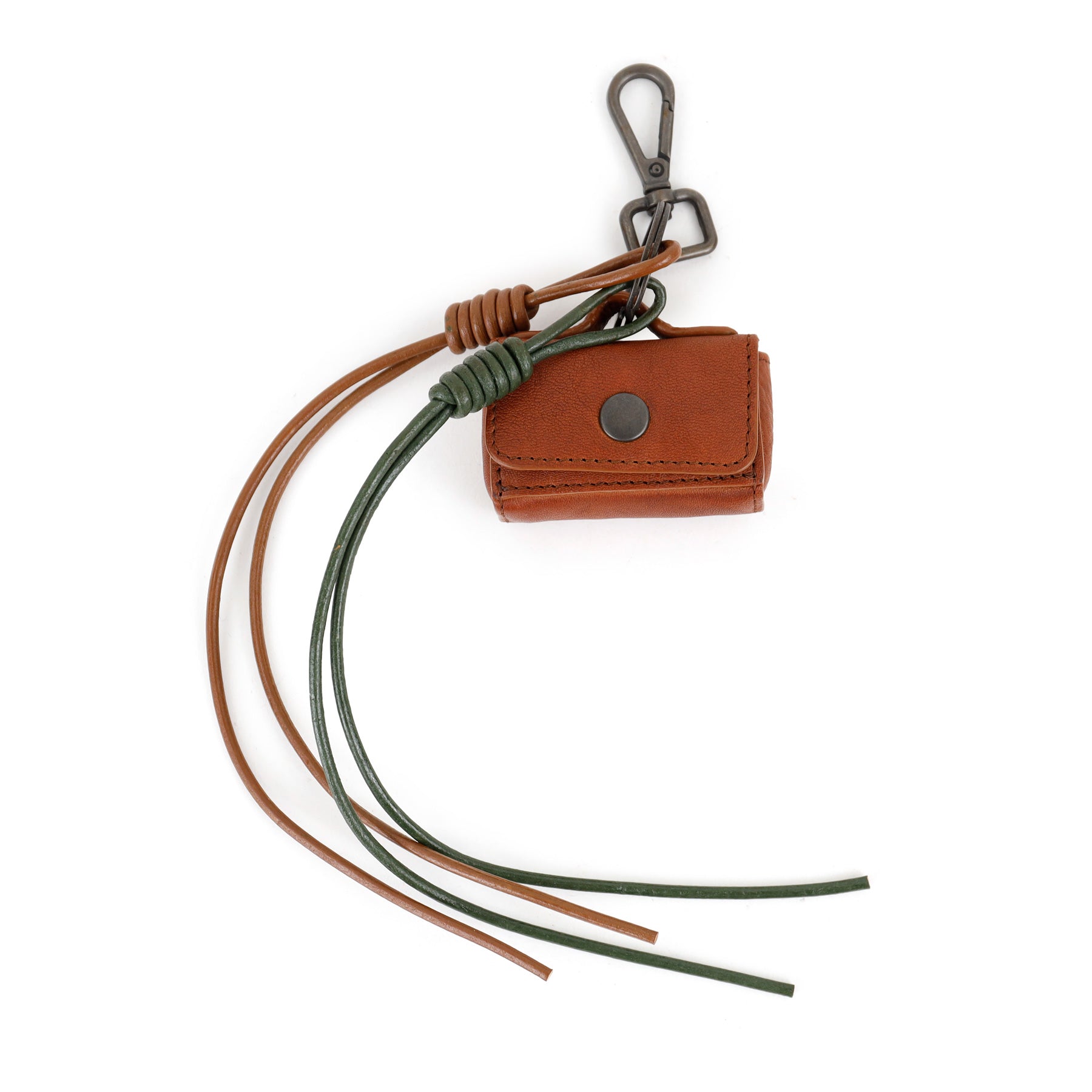Bag Charm/sleutelhanger 'Tasje' cognac
