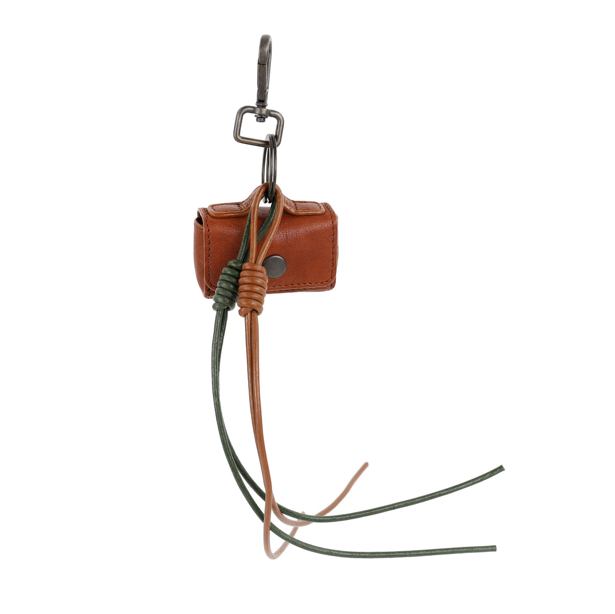 Bag Charm/sleutelhanger 'Tasje' cognac
