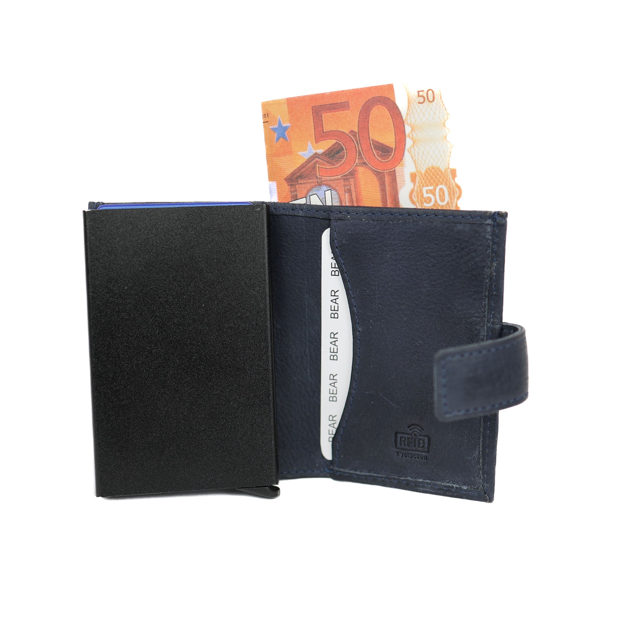 XL Card holder 'Mo' navy