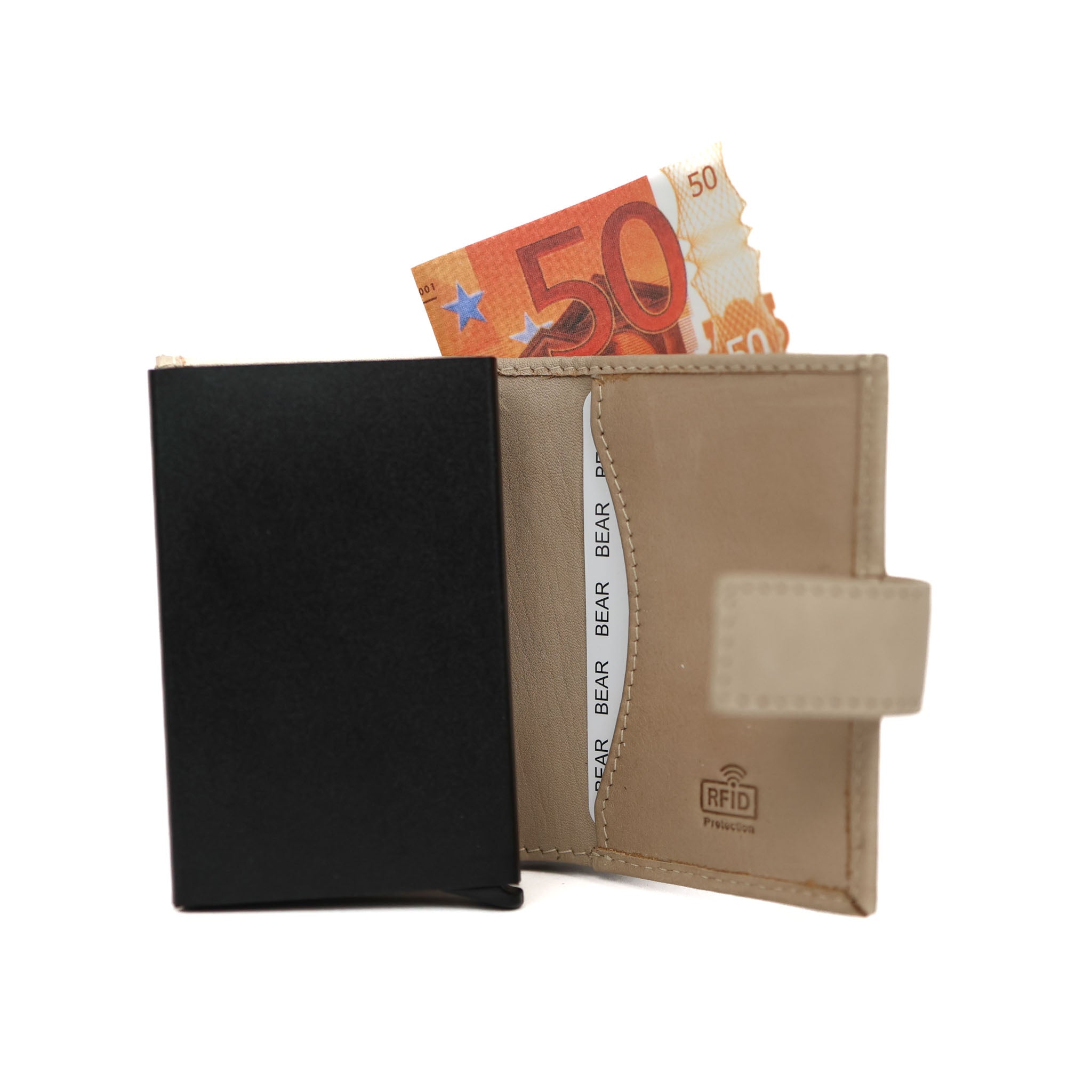 XL Card holder 'Mo' feather