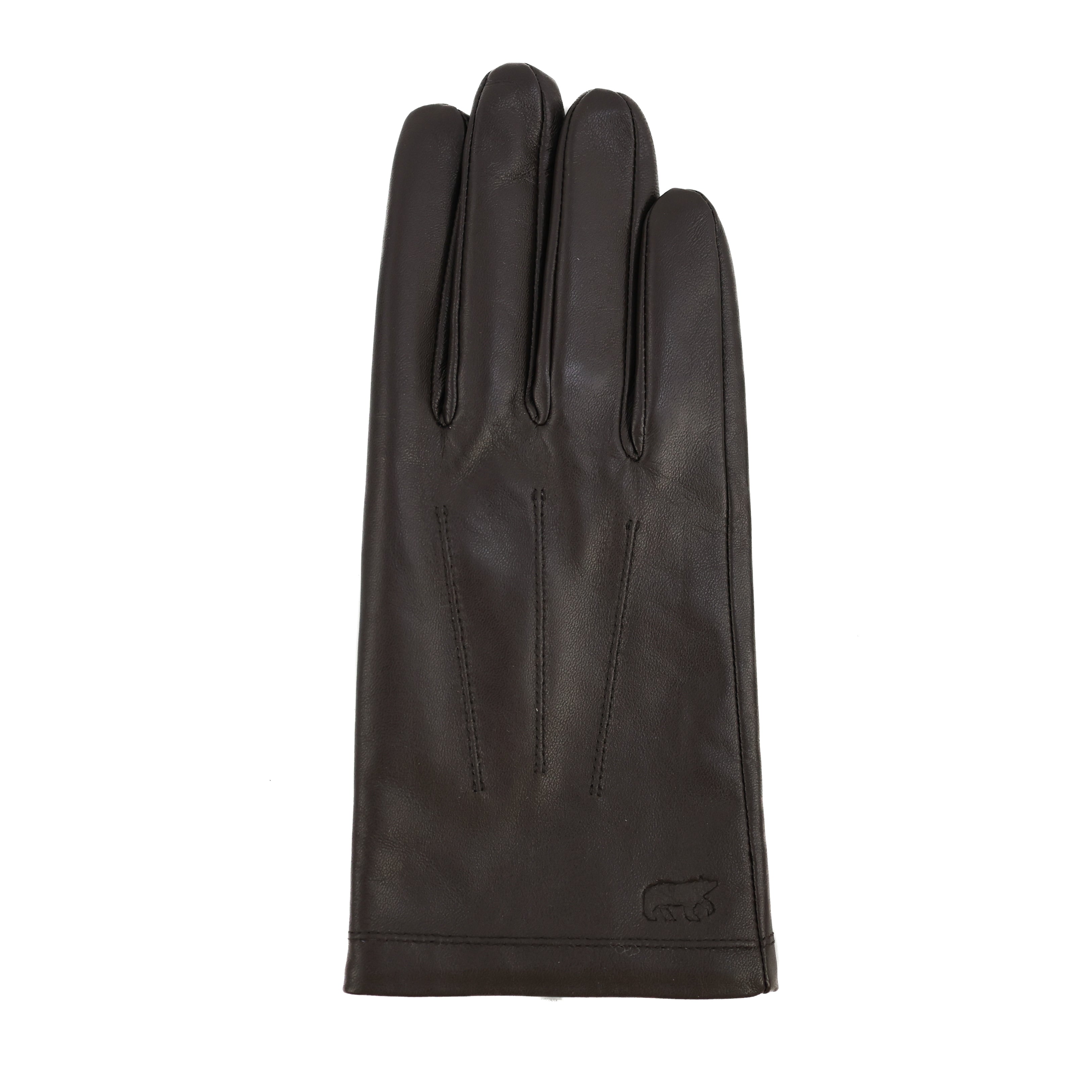 Leren heren handschoenen 'Arthur' donkerbruin