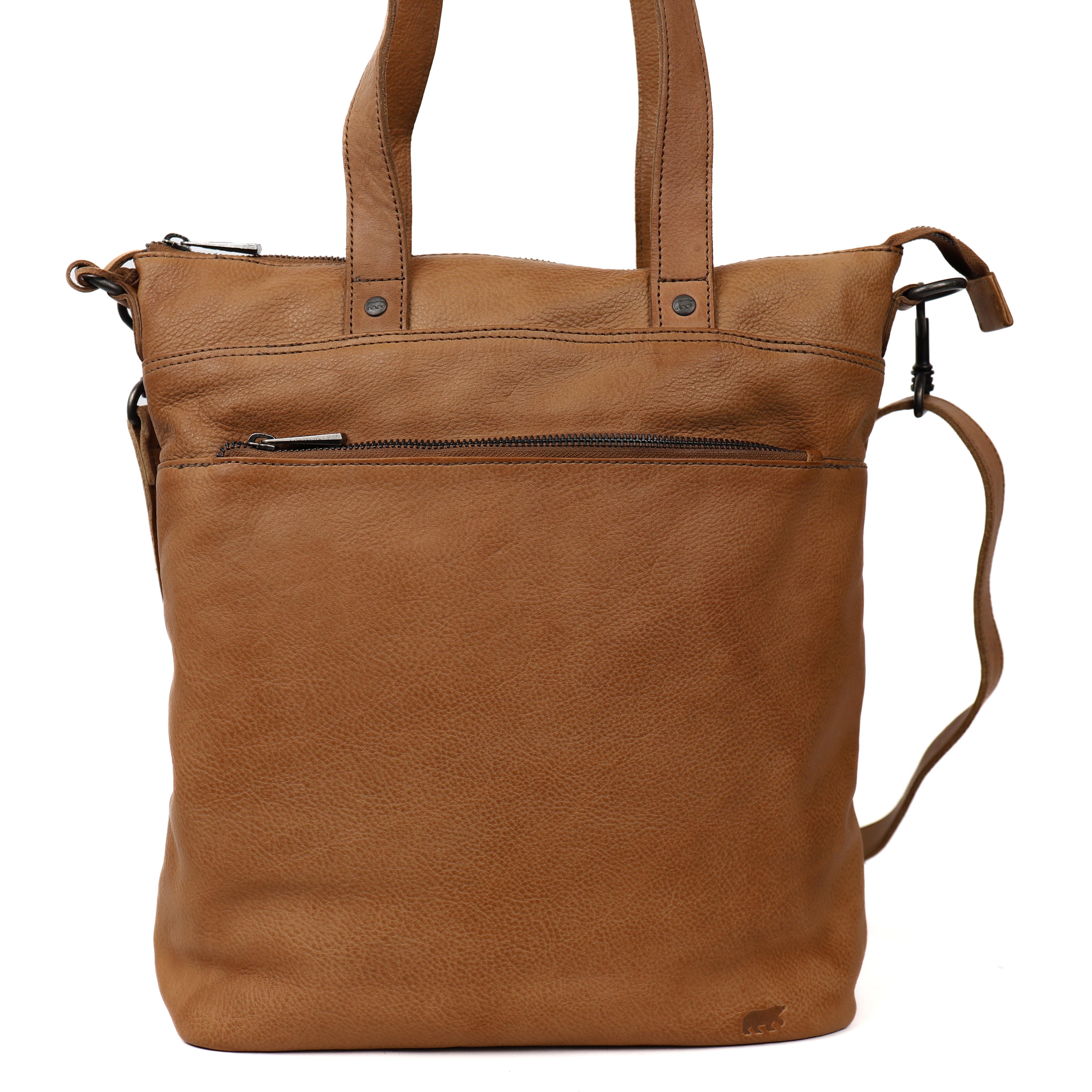 Hand/shoulder bag 'Loesie' taupe