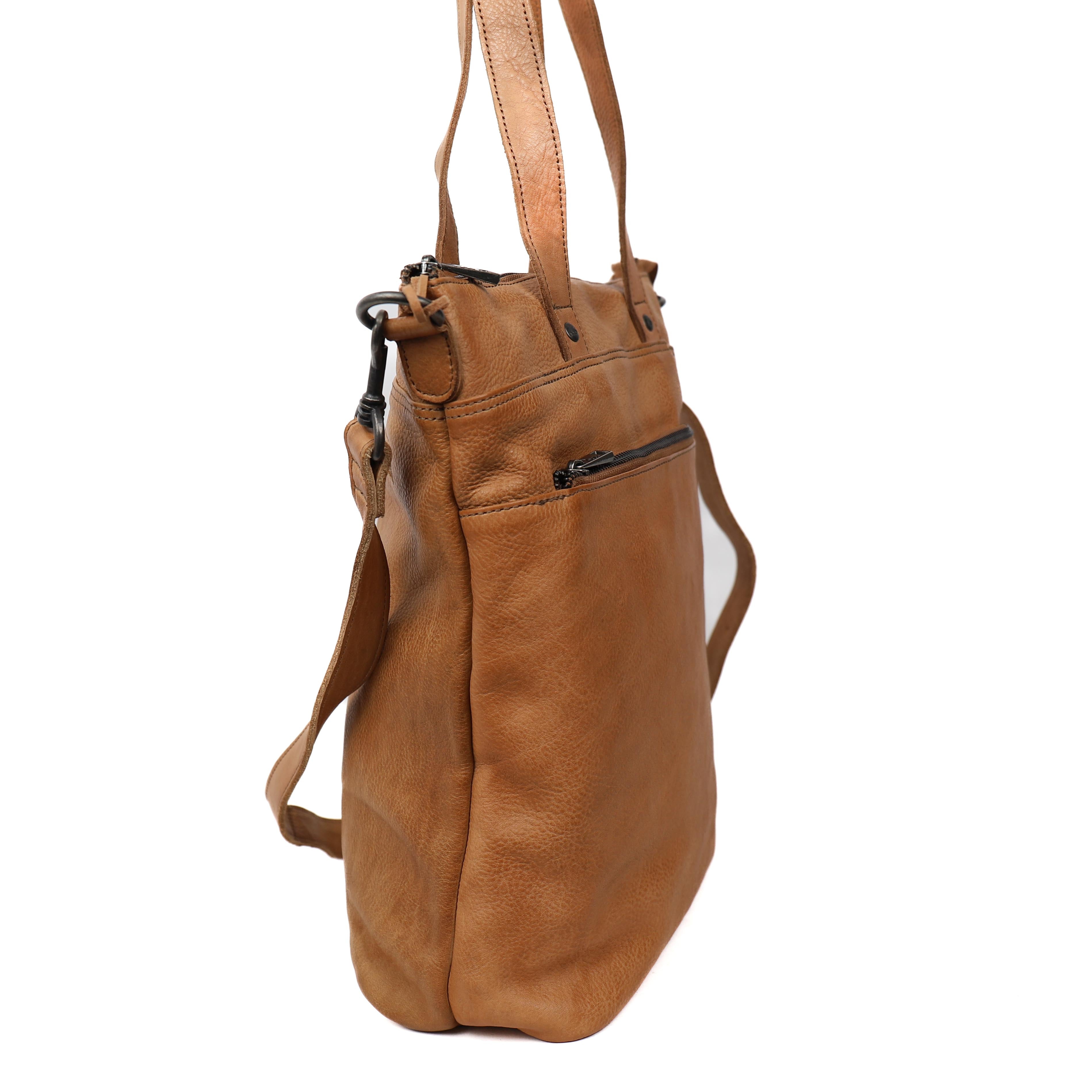 Hand/shoulder bag 'Loesie' taupe
