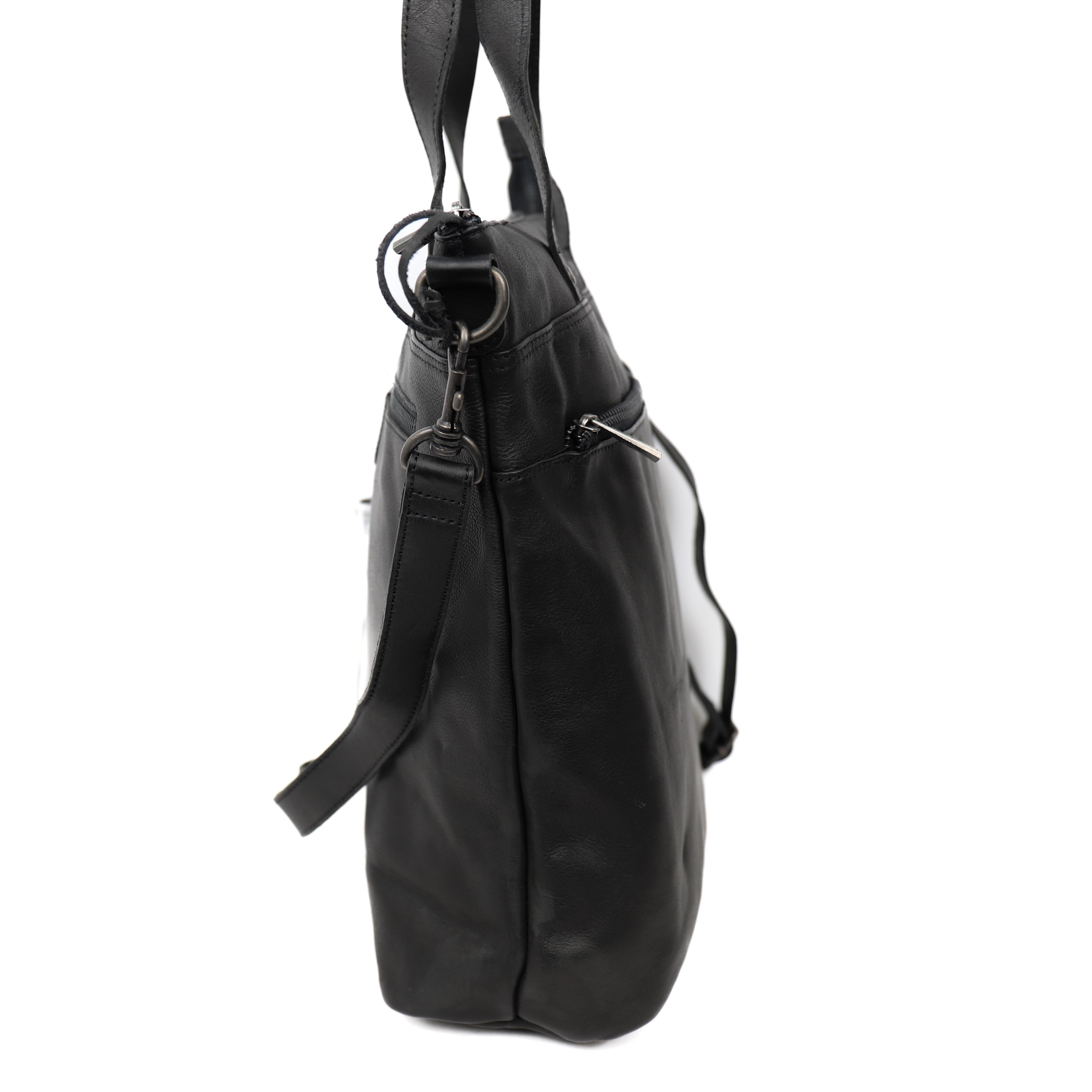 Hand/shoulder bag 'Loesie' black