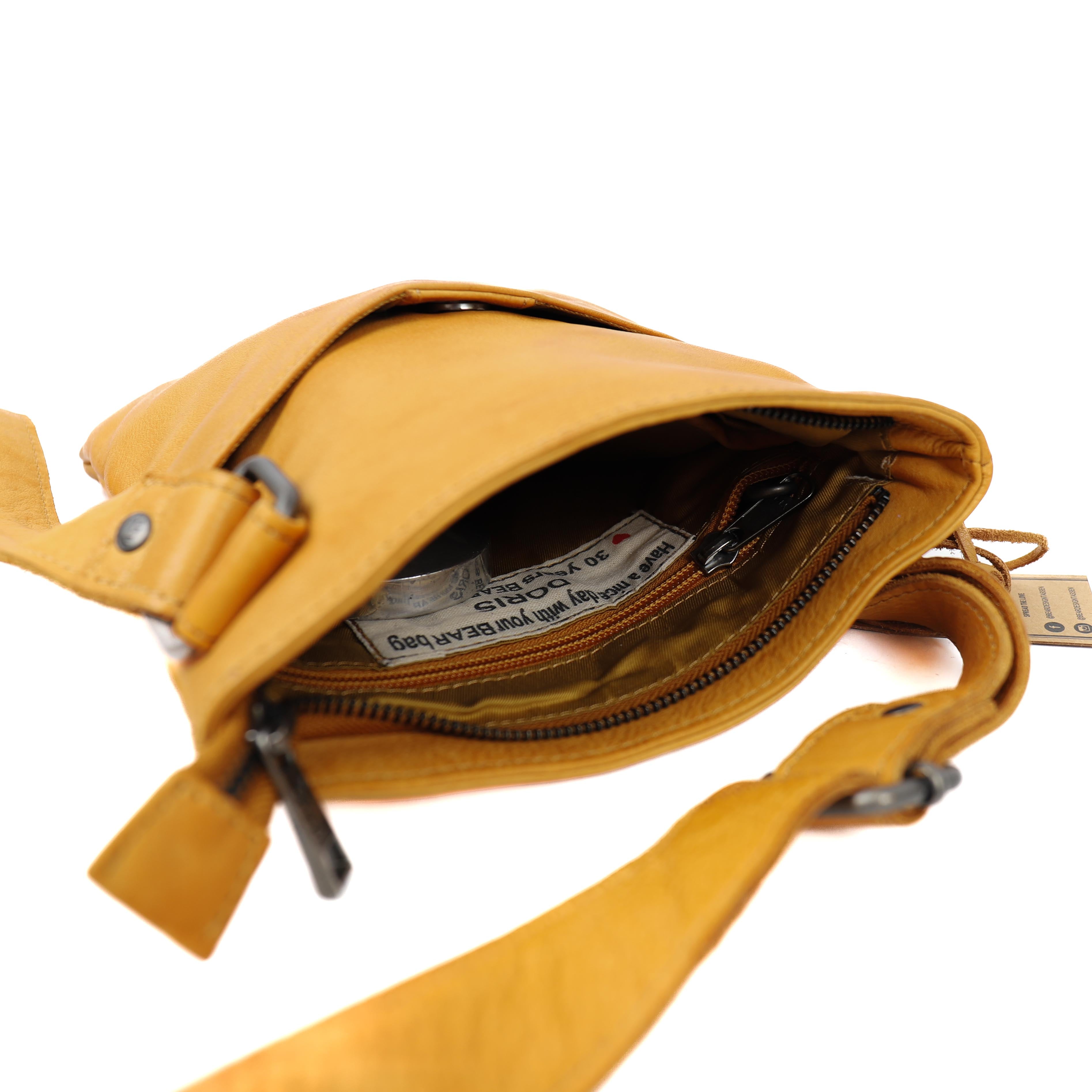 Shoulder bag 'Doris' yellow
