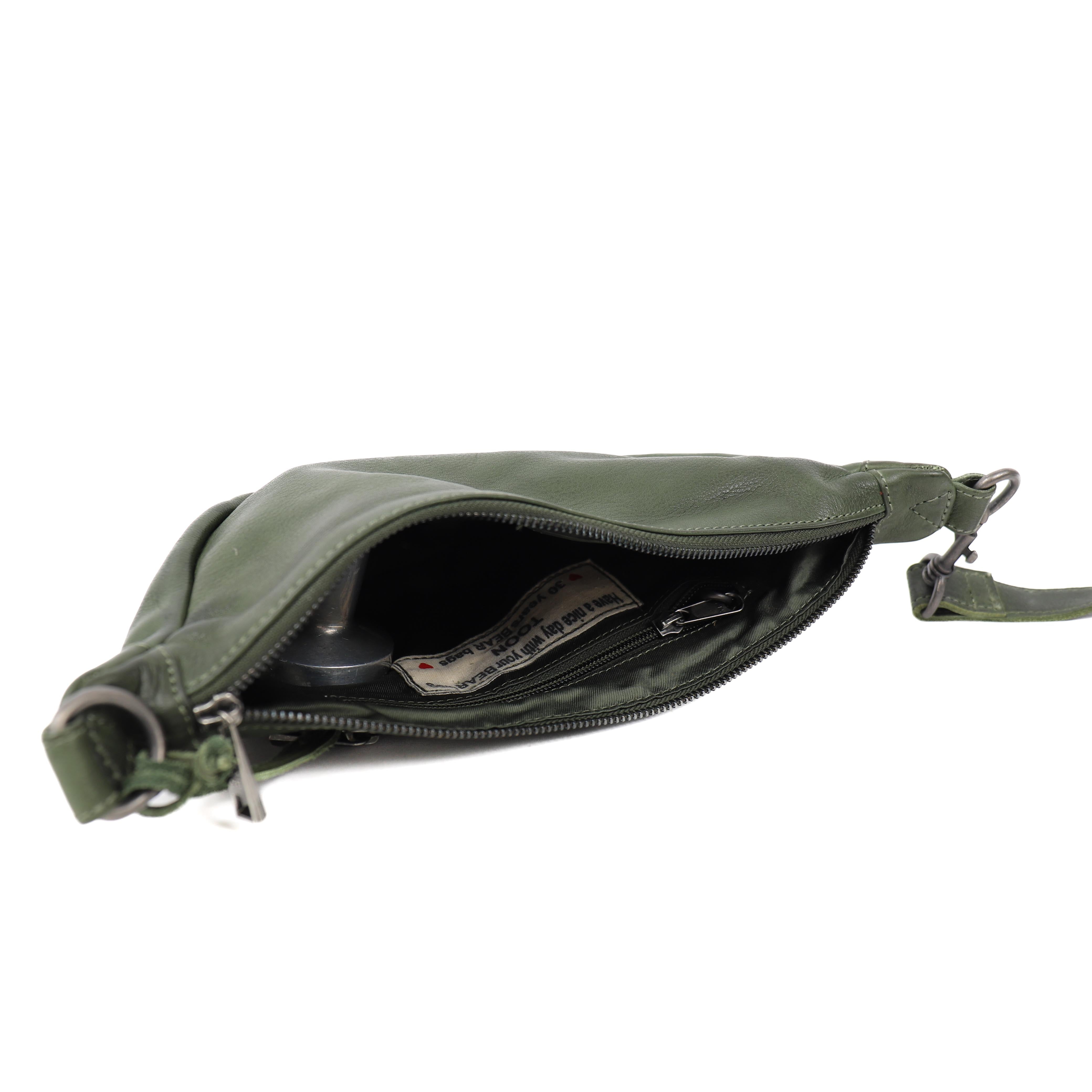 Crossbody tasje 'Toon' groen