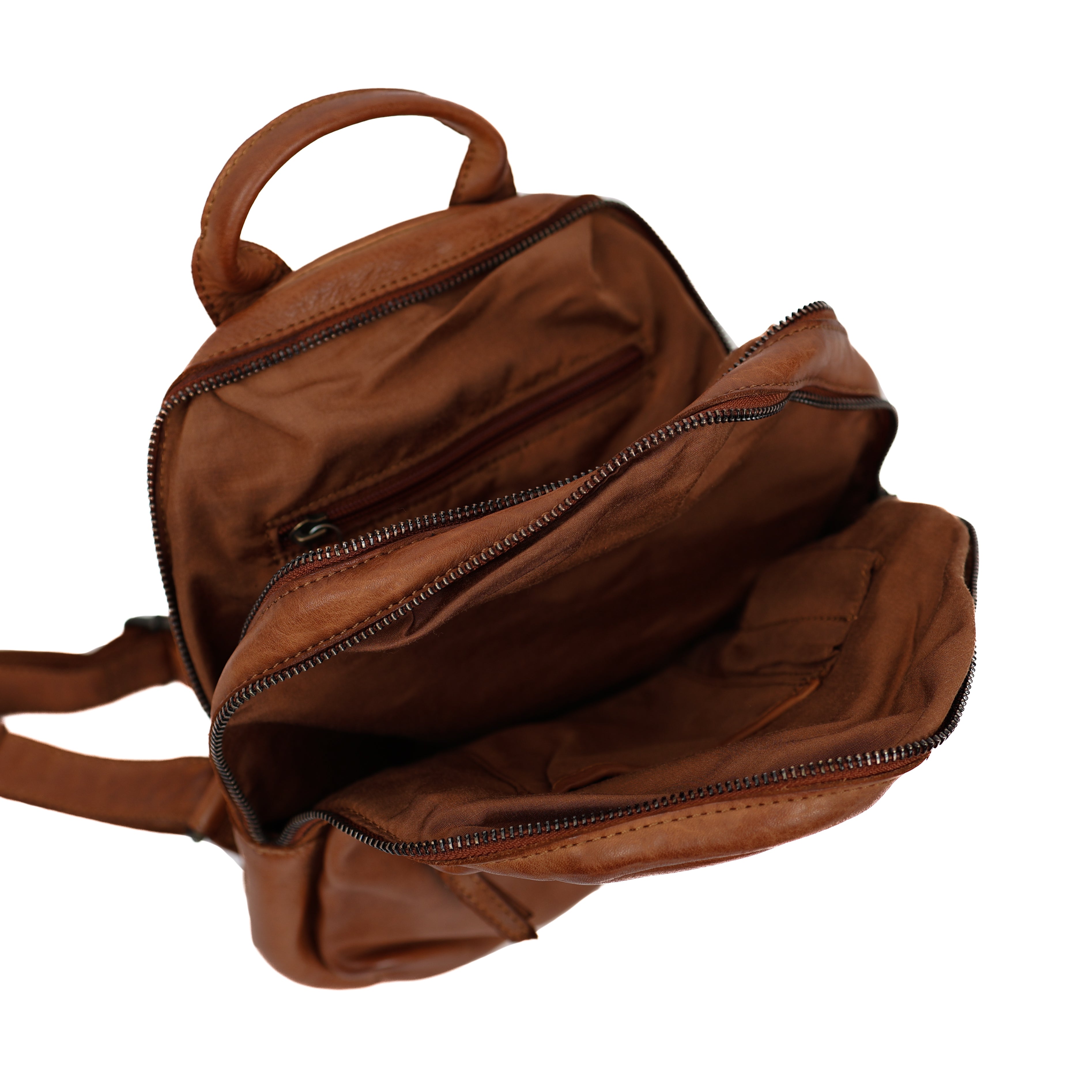 Klein rugzakje 'Nela' cognac