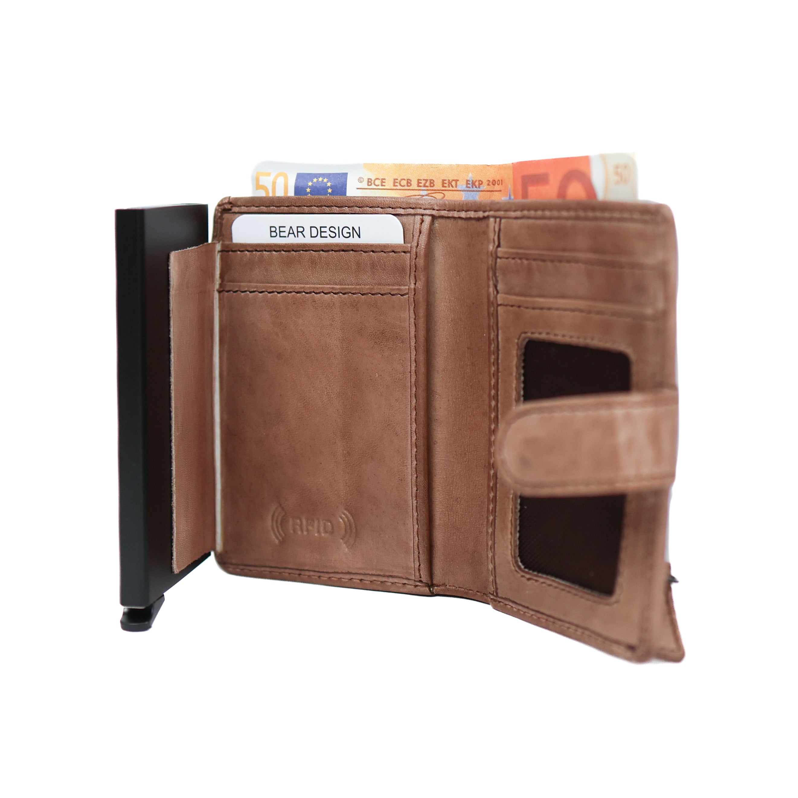 RFID Pasjeshouder 'Bobby' pewter