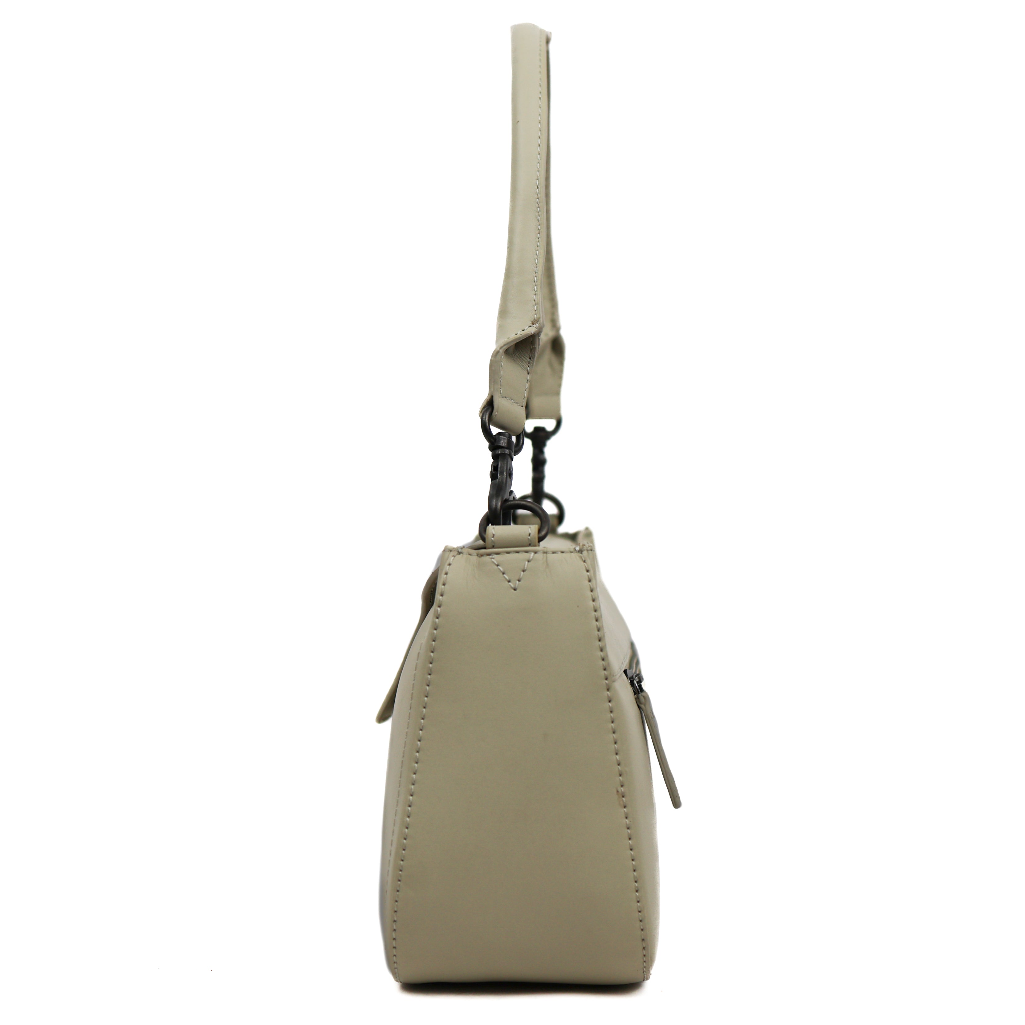 Hand-/schoudertasje met flap 'Fenna' Khaki