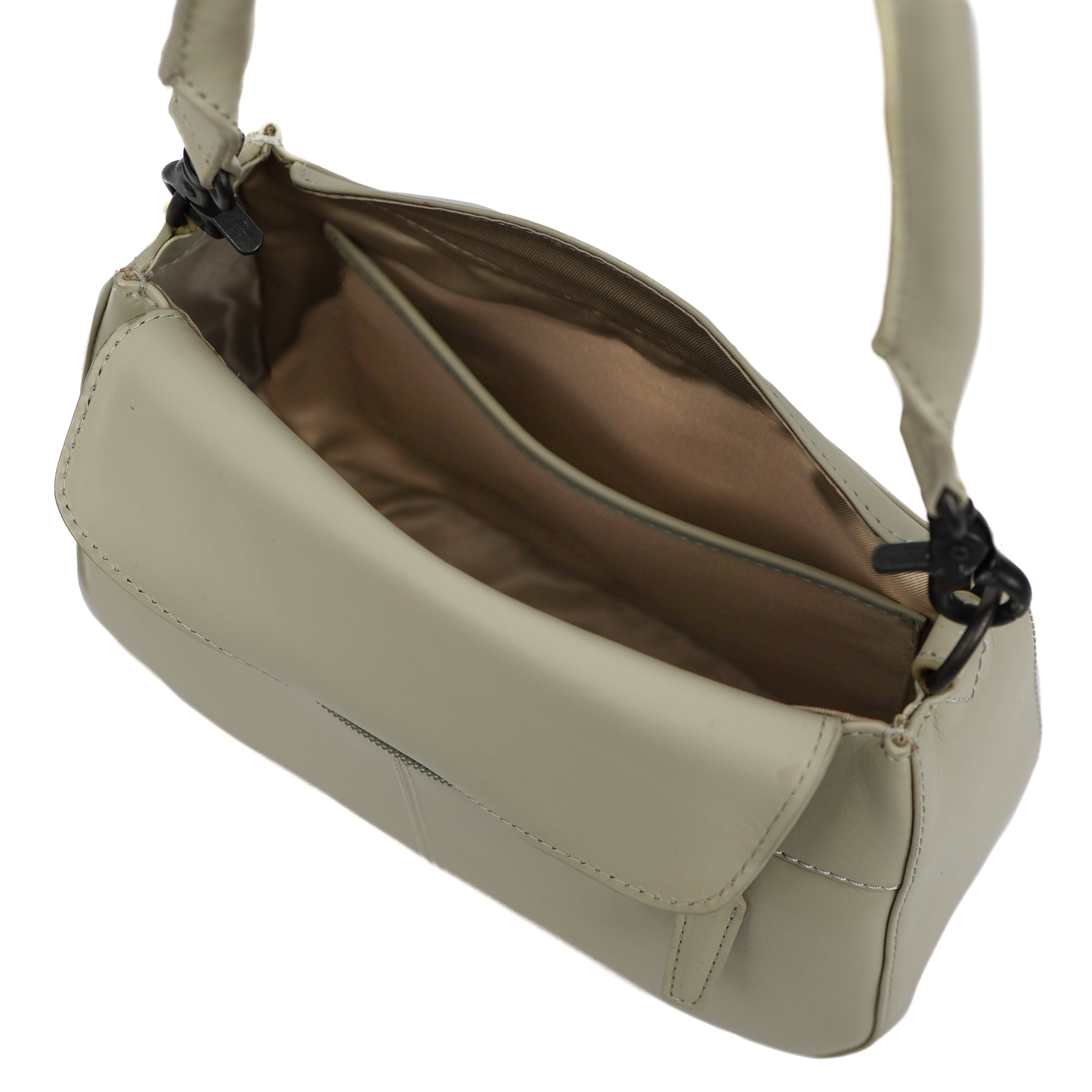 Hand-/schoudertasje met flap 'Fenna' Khaki