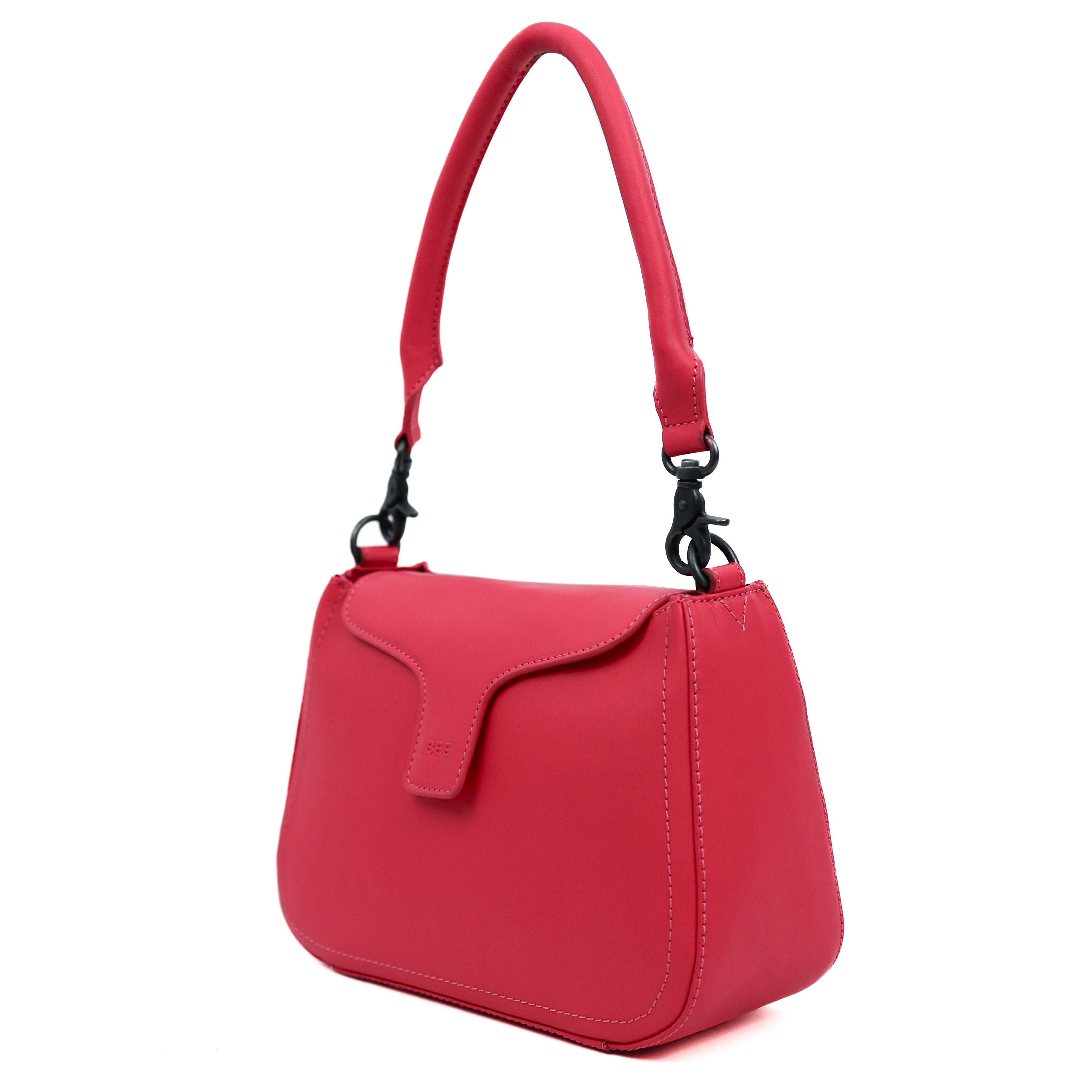 Hand-/schoudertasje met flap 'Fenna' Rose Red