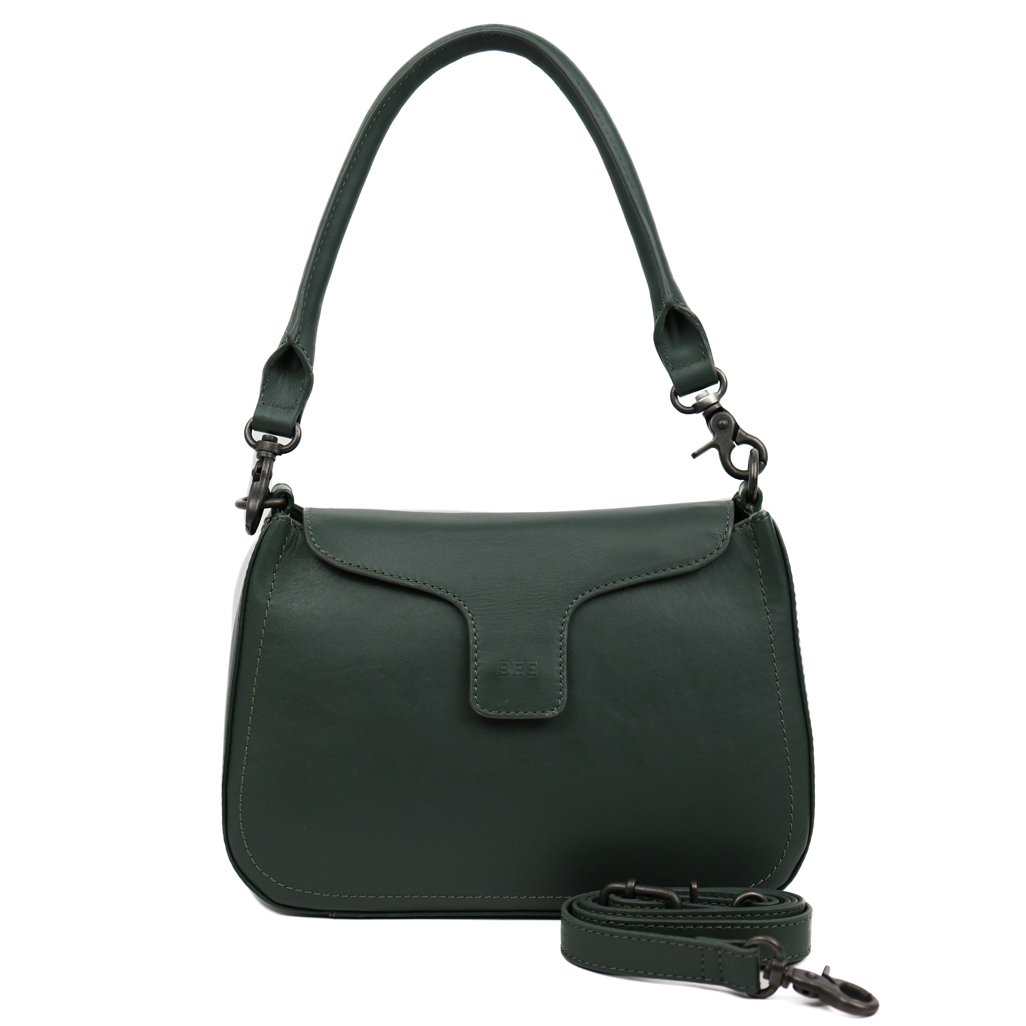 Hand-/schoudertasje met flap 'Fenna' Green