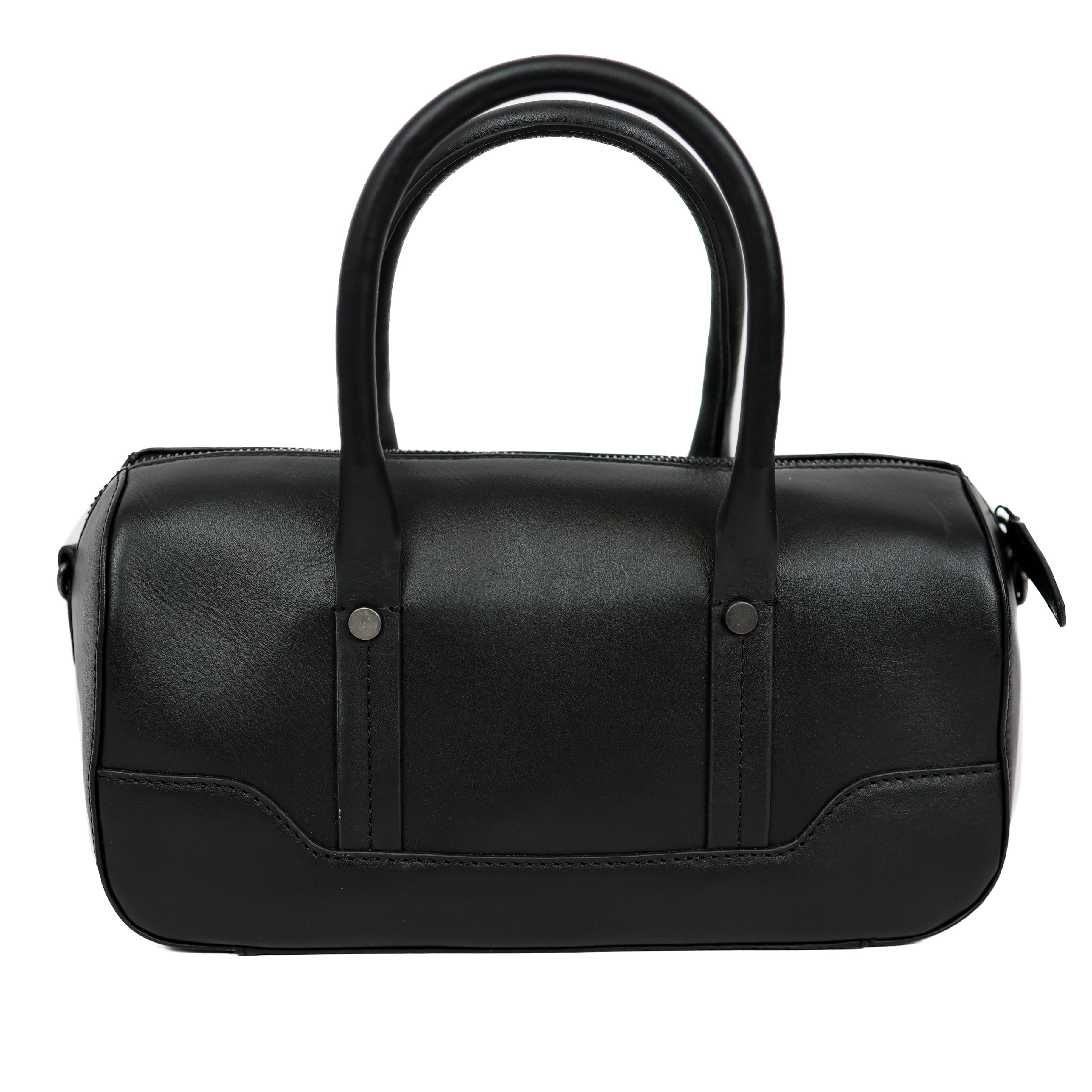 Round hand/shoulder bag 'Viviana' Black