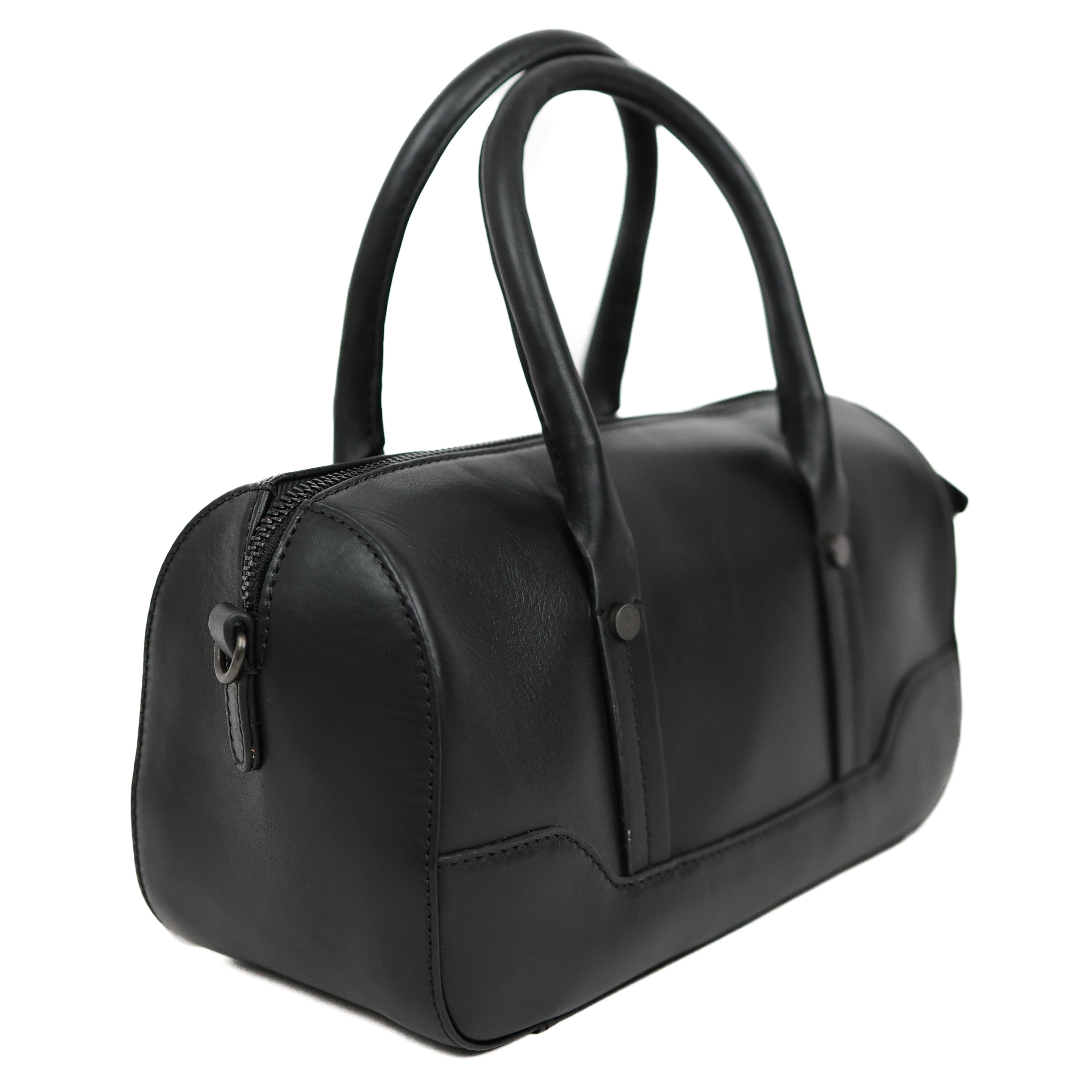 Rond hand-/schoudertasje 'Viviana' Black