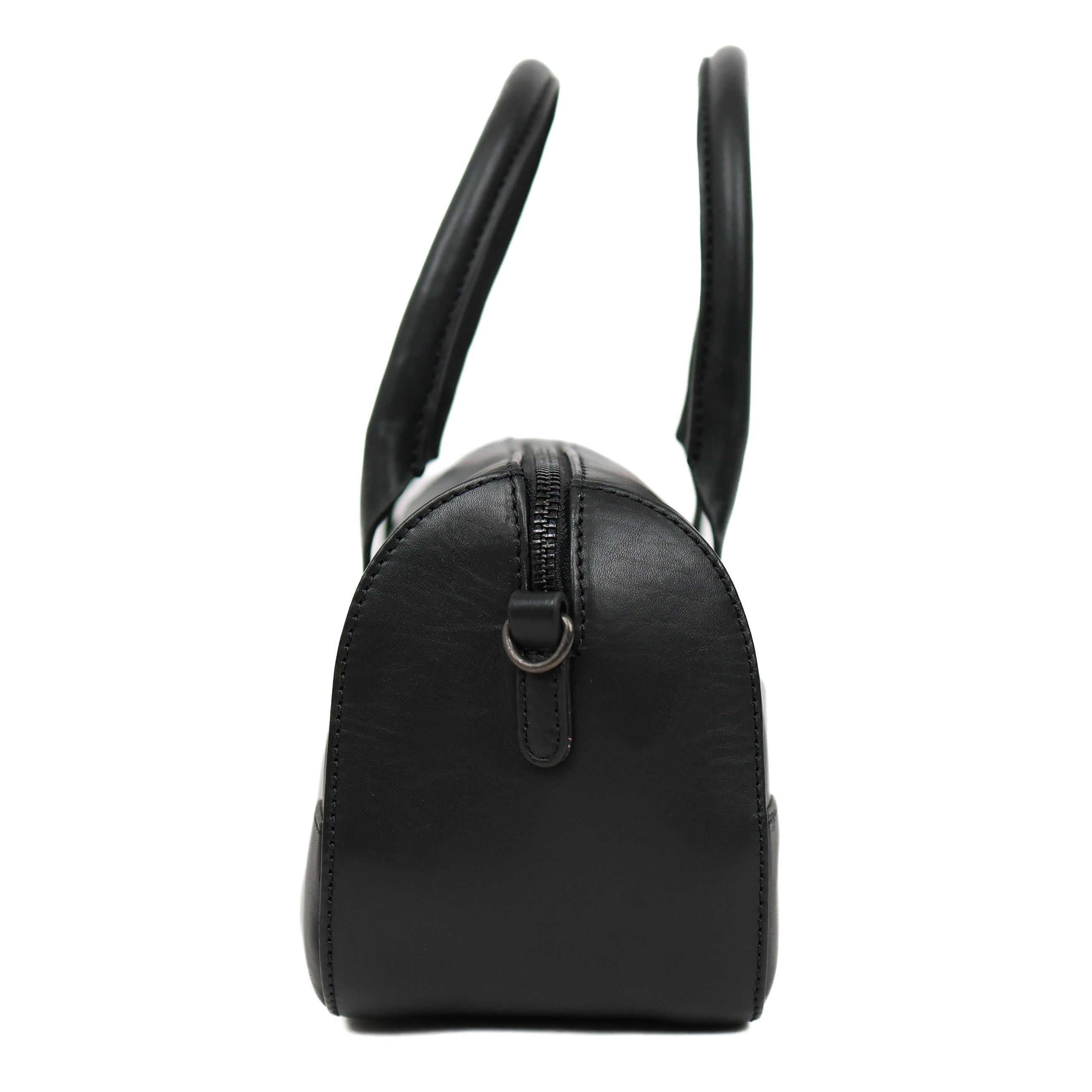 Rond hand-/schoudertasje 'Viviana' Black