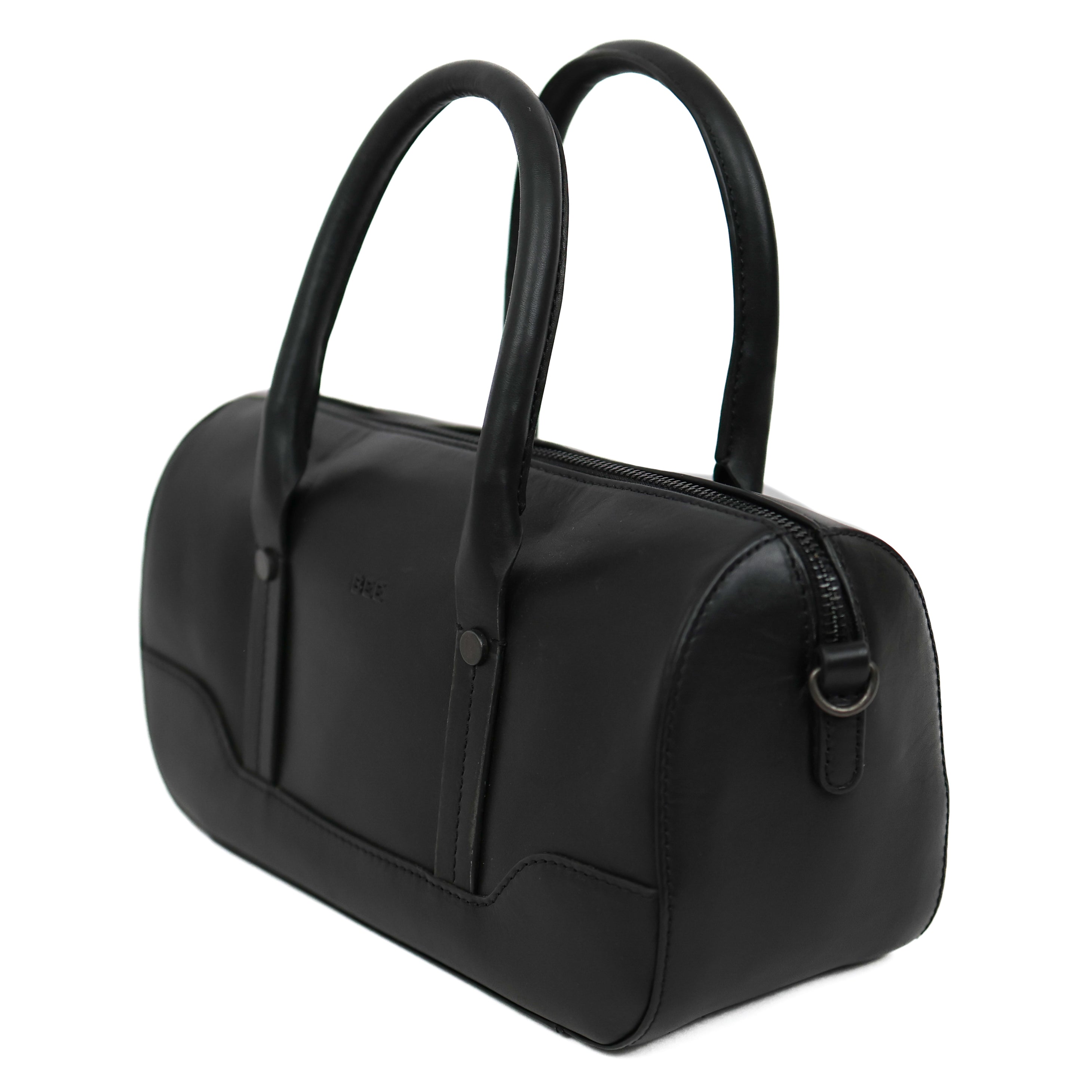 Round hand/shoulder bag 'Viviana' Black