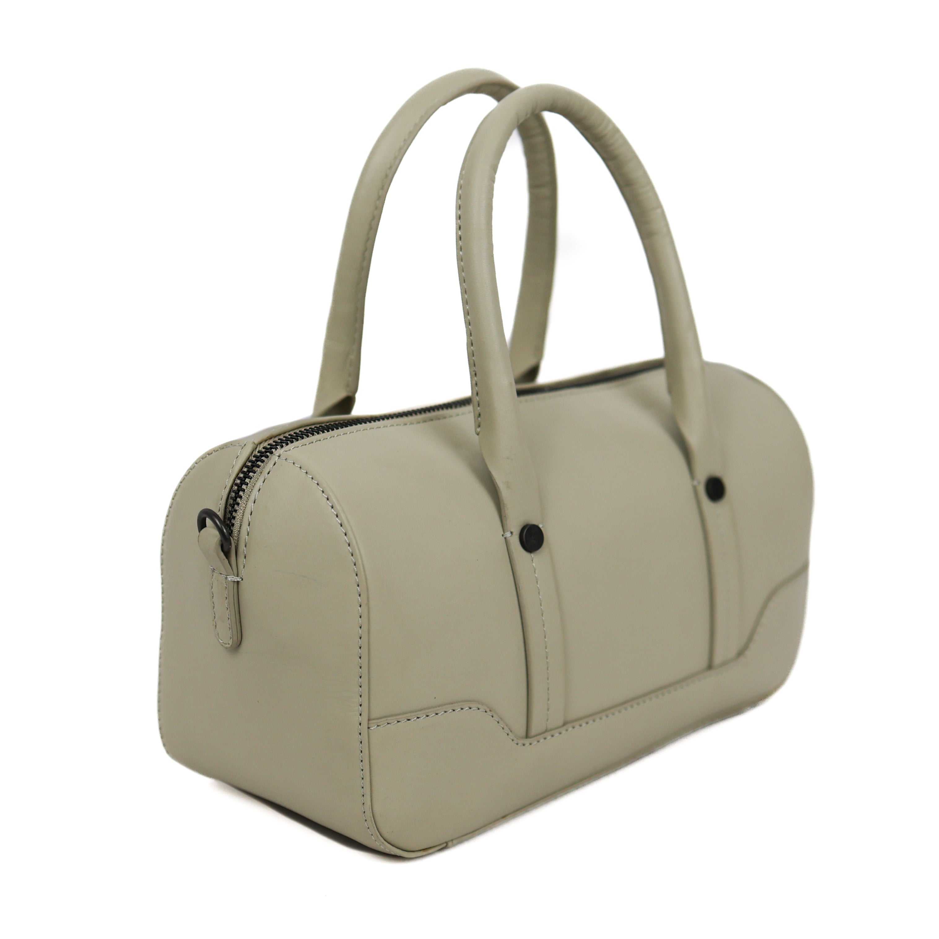 Rond hand-/schoudertasje 'Viviana' Khaki