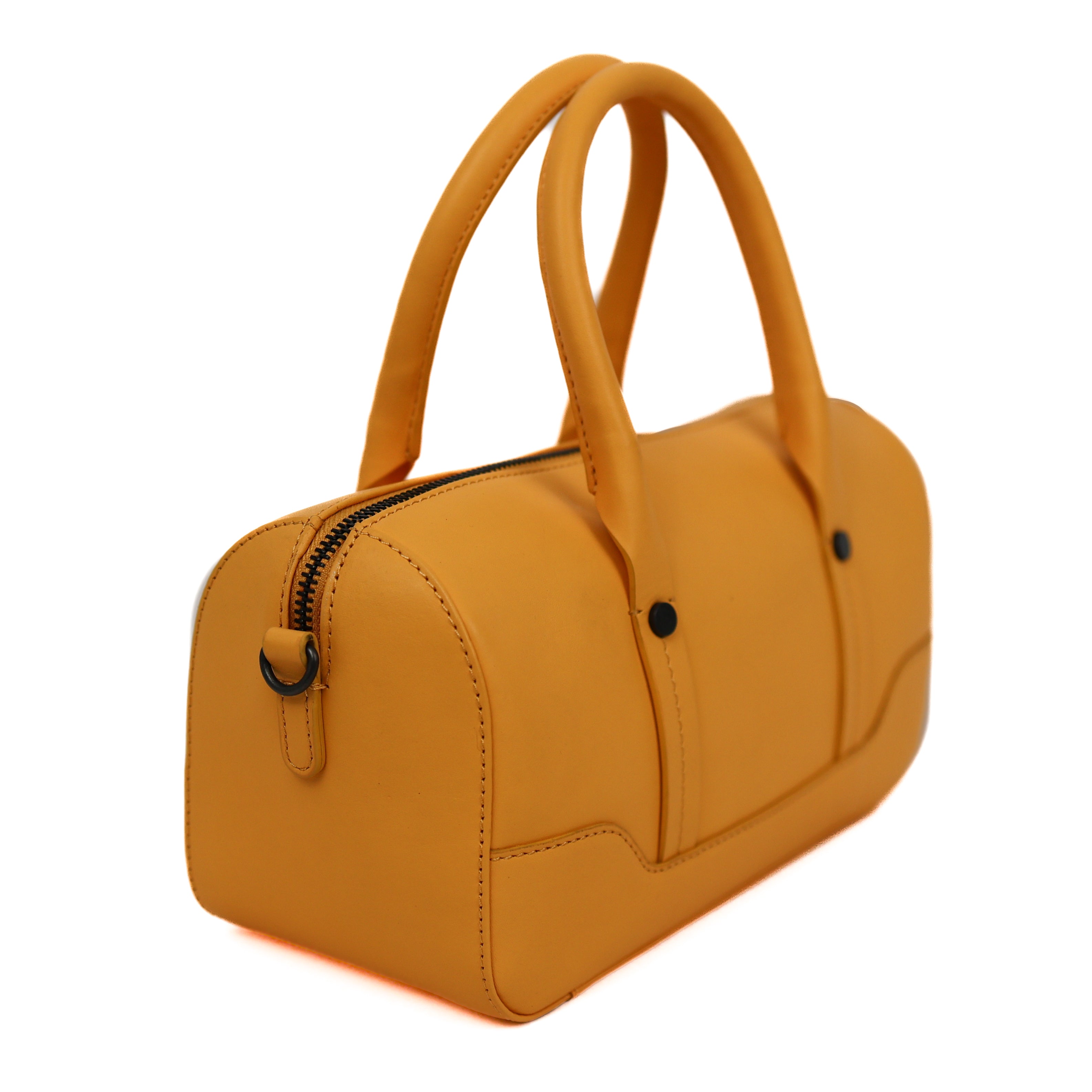 Rond hand-/schoudertasje 'Viviana' Yellow