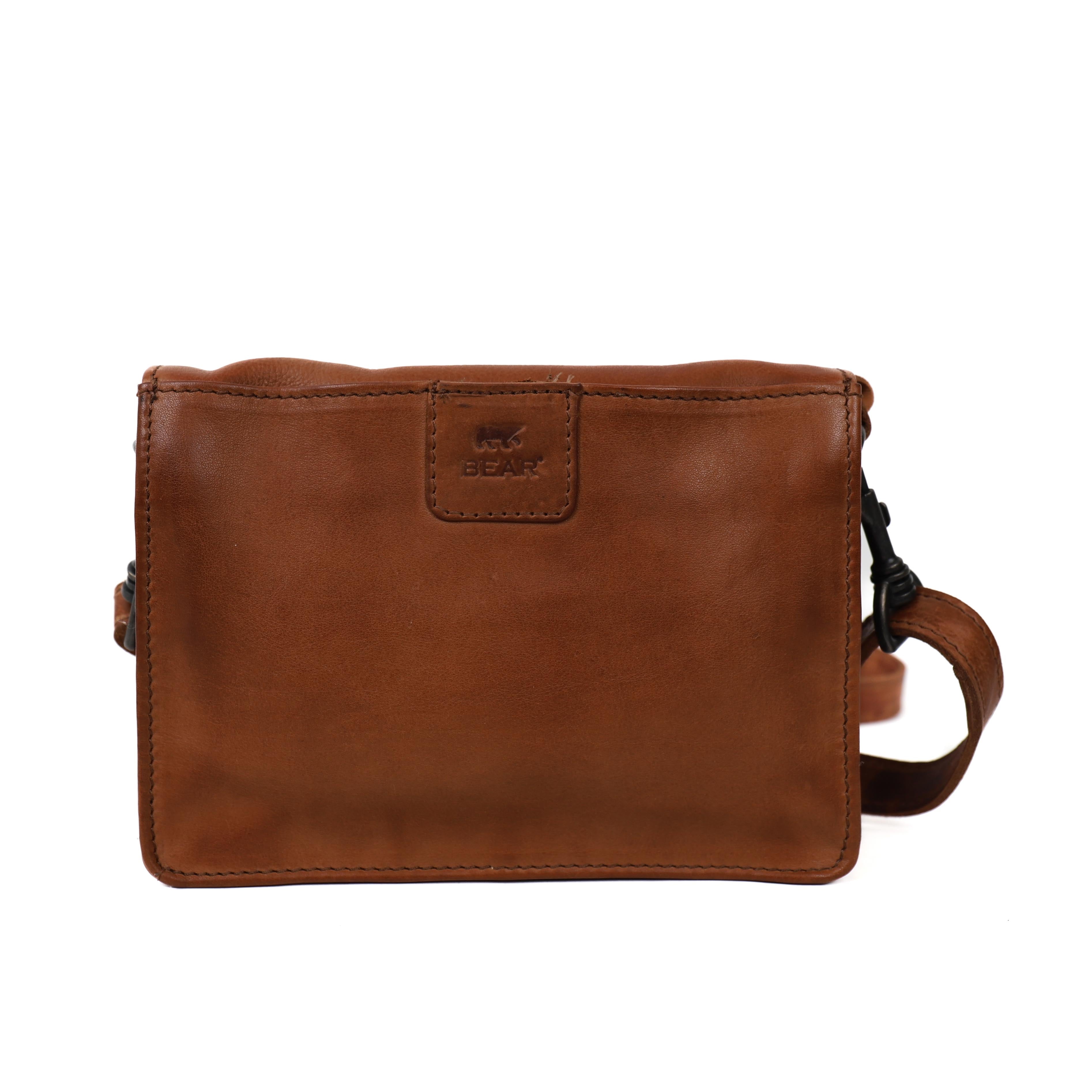 Envelope bag 'Joëlle' cognac