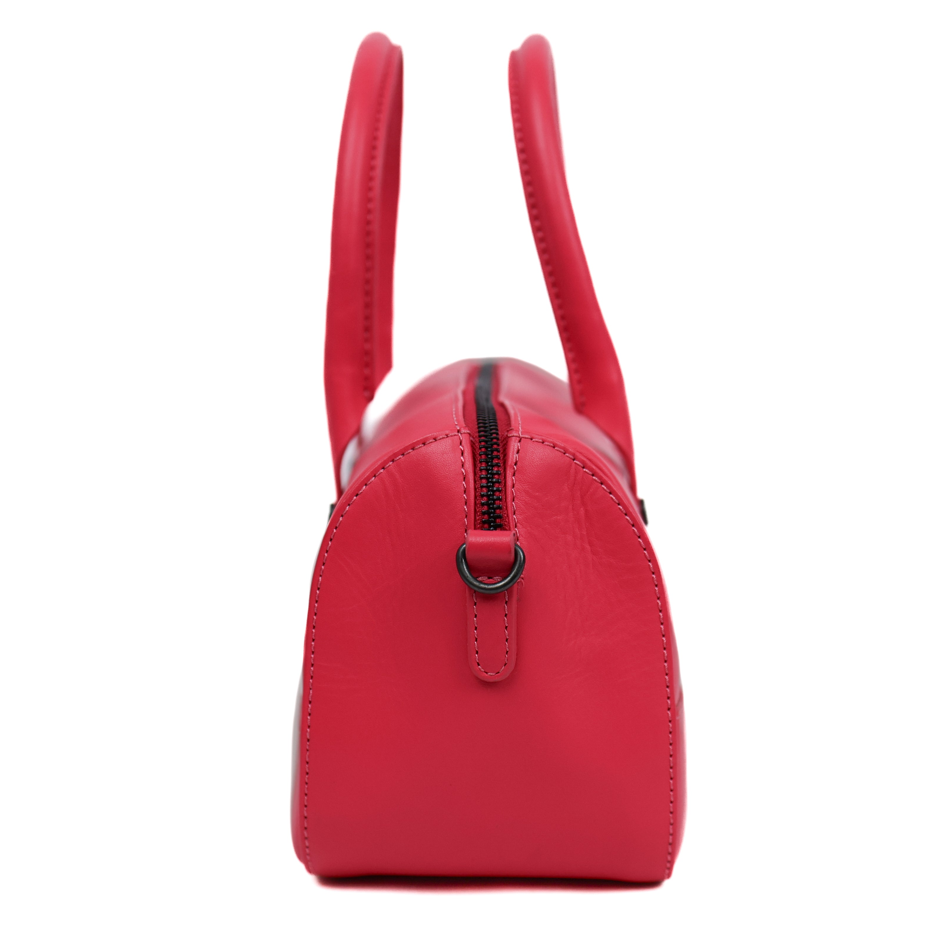 Rond hand-/schoudertasje 'Viviana' Rose Red