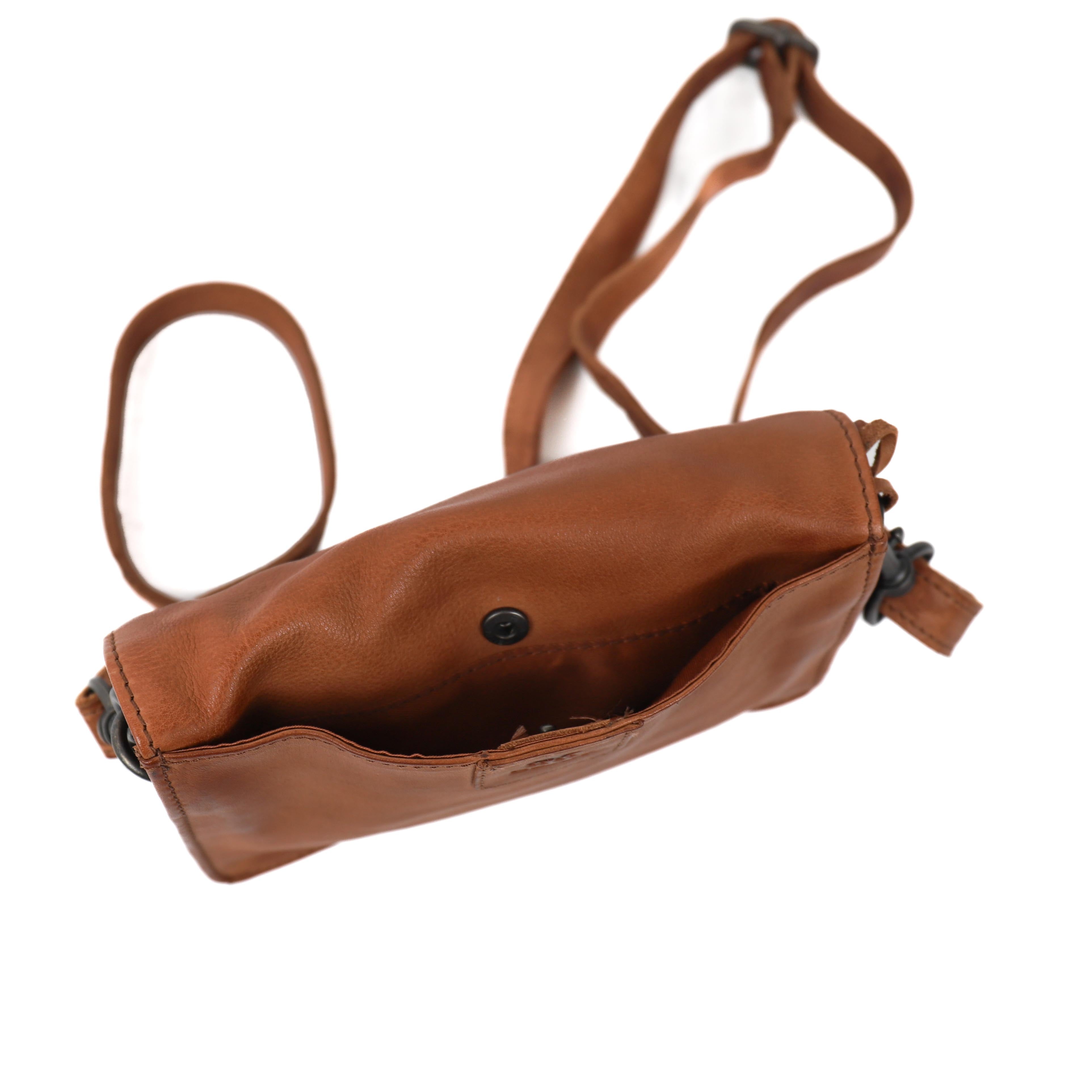 Envelope bag 'Joëlle' cognac
