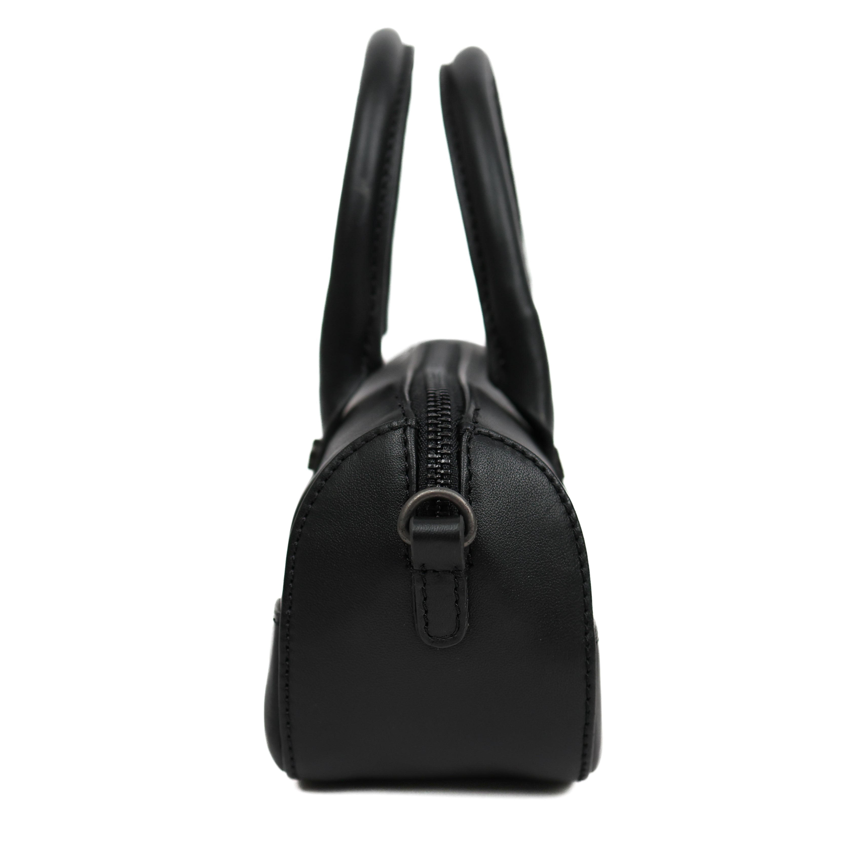 Rond hand-/schoudertasje 'Viviana' Mini Black