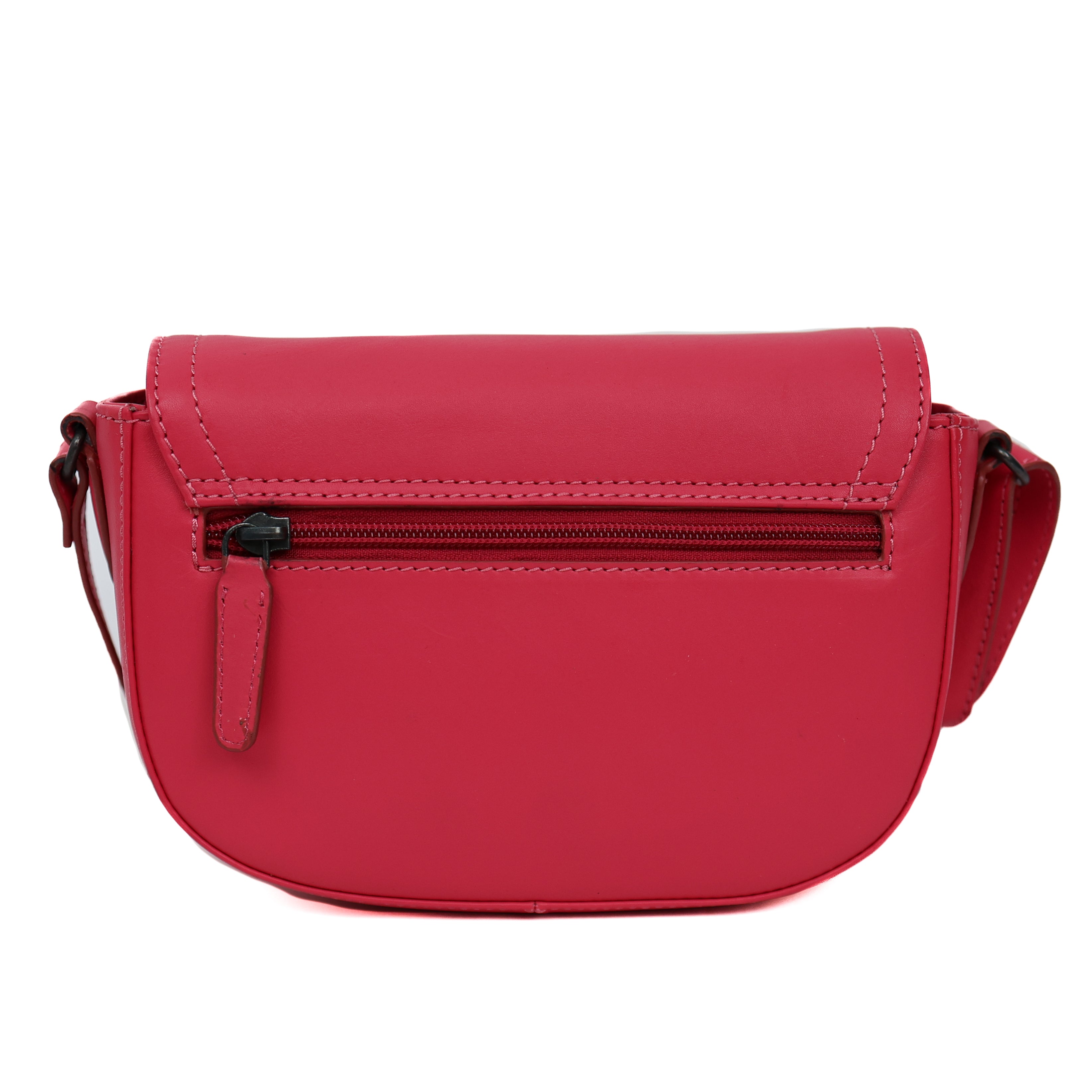 Schoudertasje met flap 'Anastasia' Rose Red