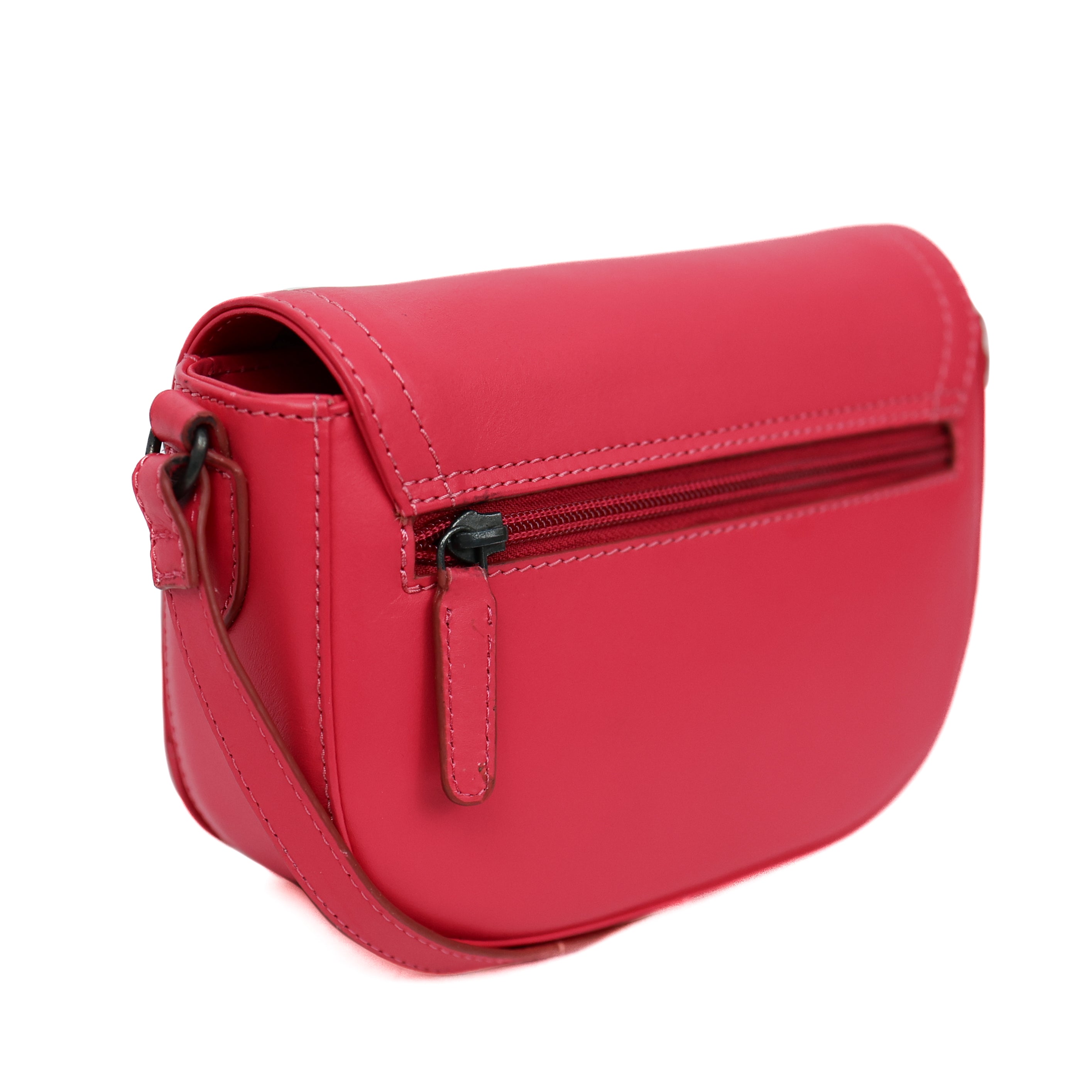 Schoudertasje met flap 'Anastasia' Rose Red