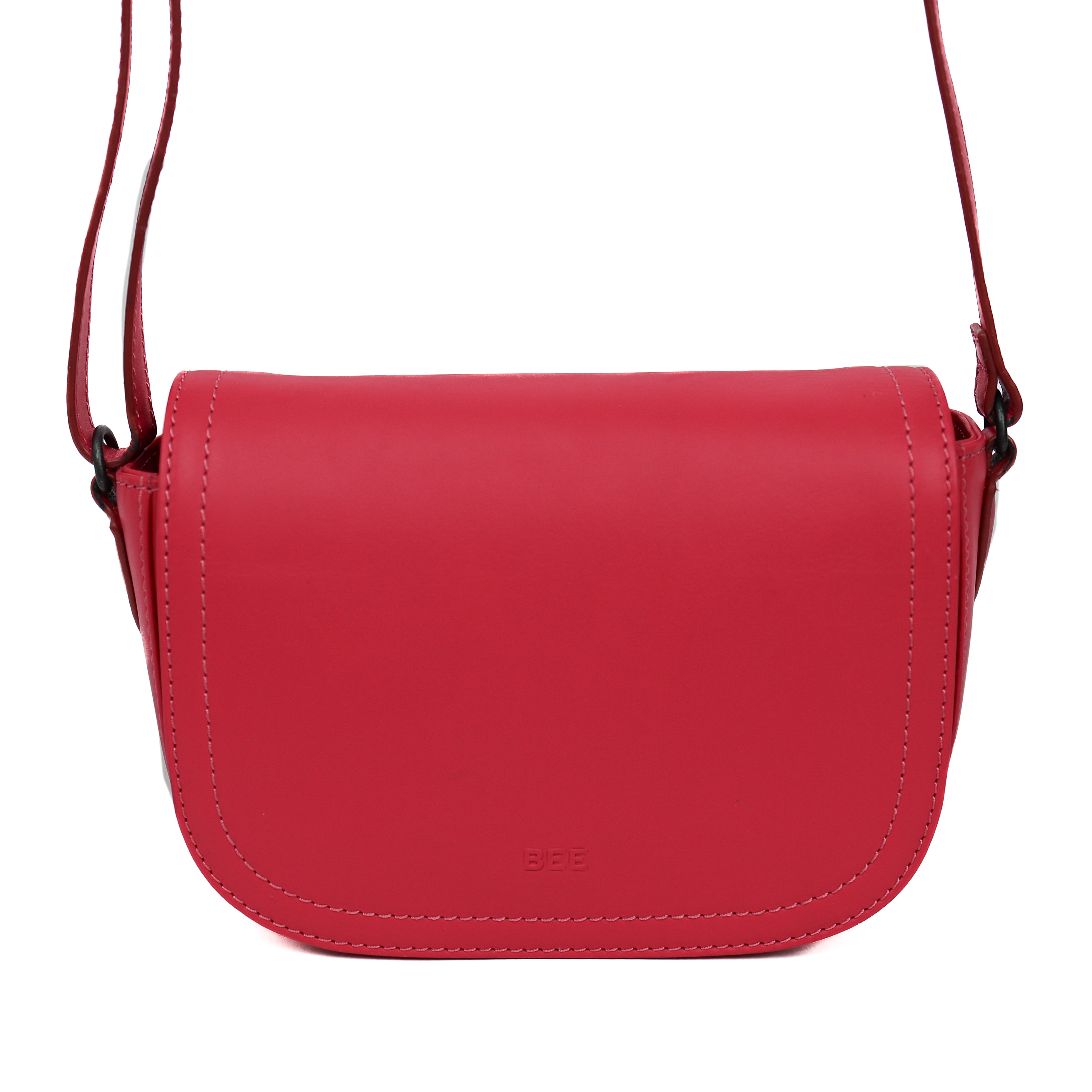 Schoudertasje met flap 'Anastasia' Rose Red