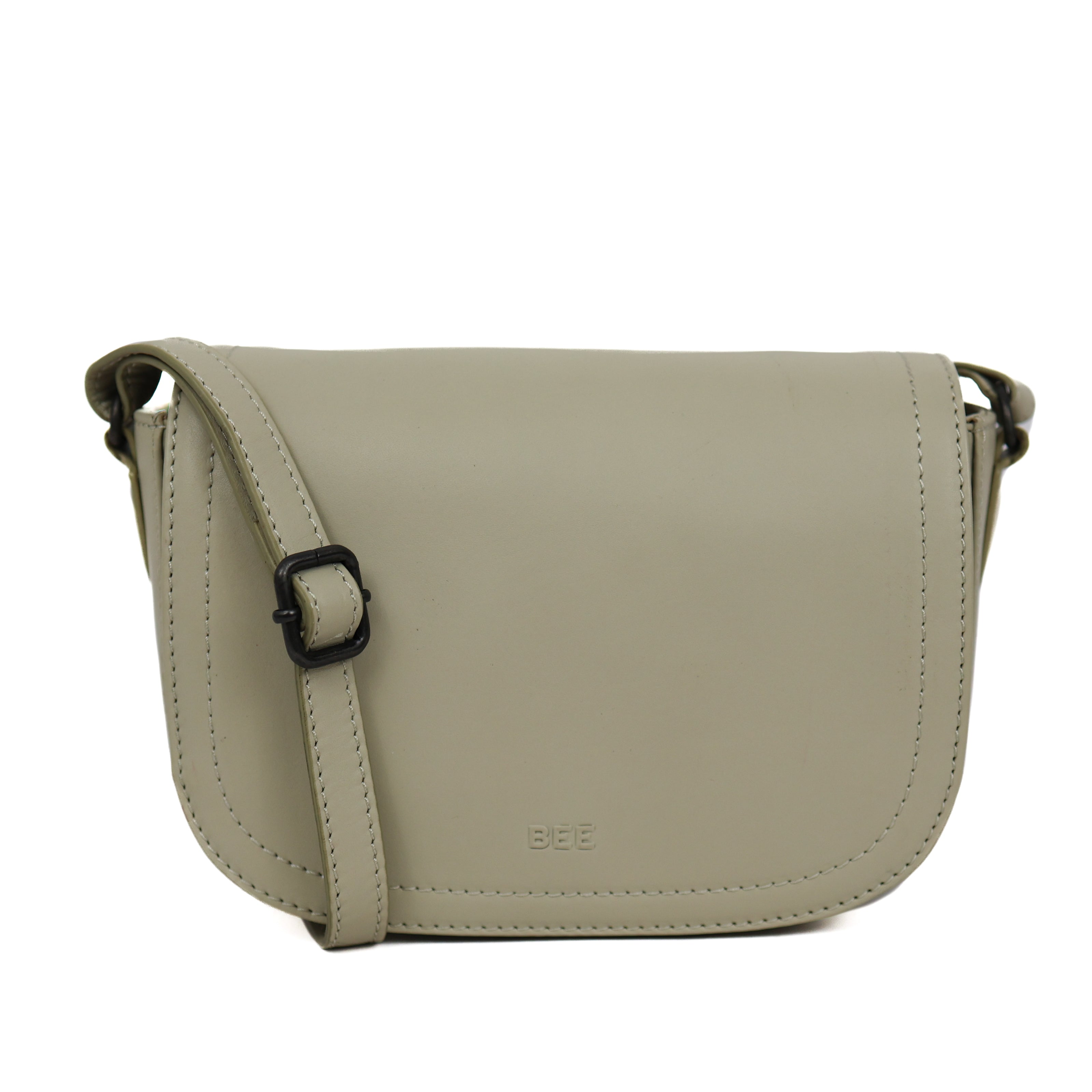 Schoudertasje met flap 'Anastasia' Khaki