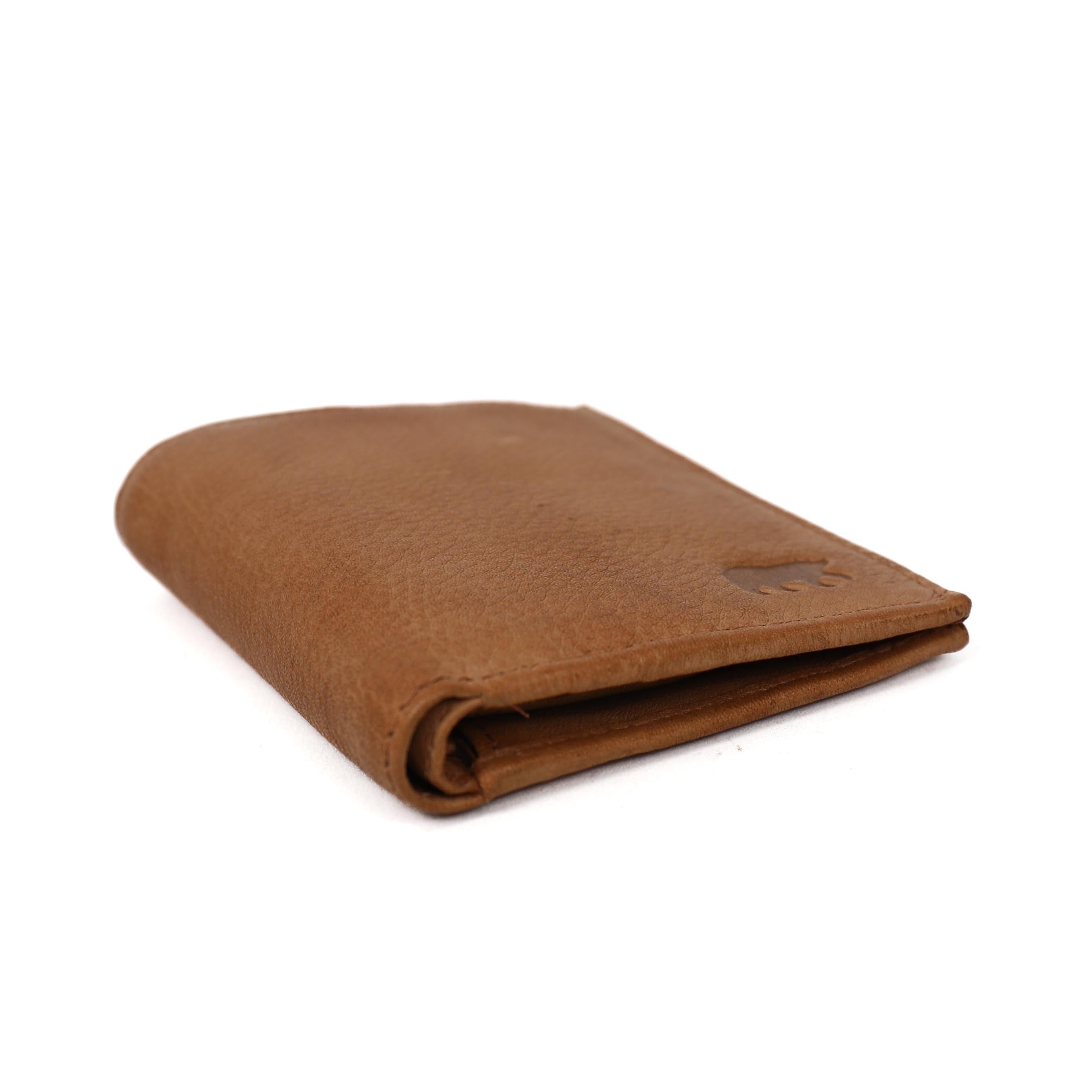 Billfold with press stud 'Noud' taupe