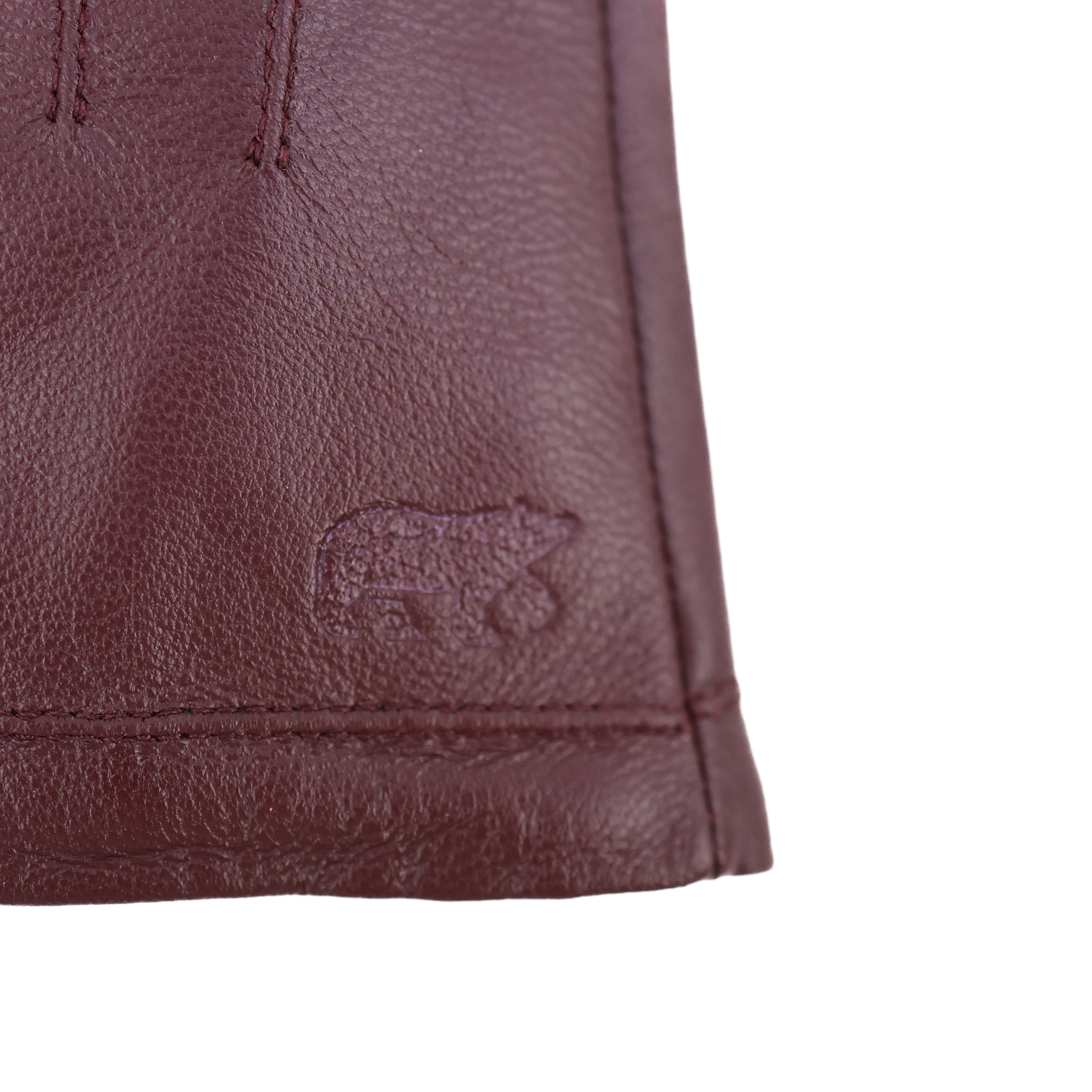 Leren dames handschoenen 'Claudia' bordeaux