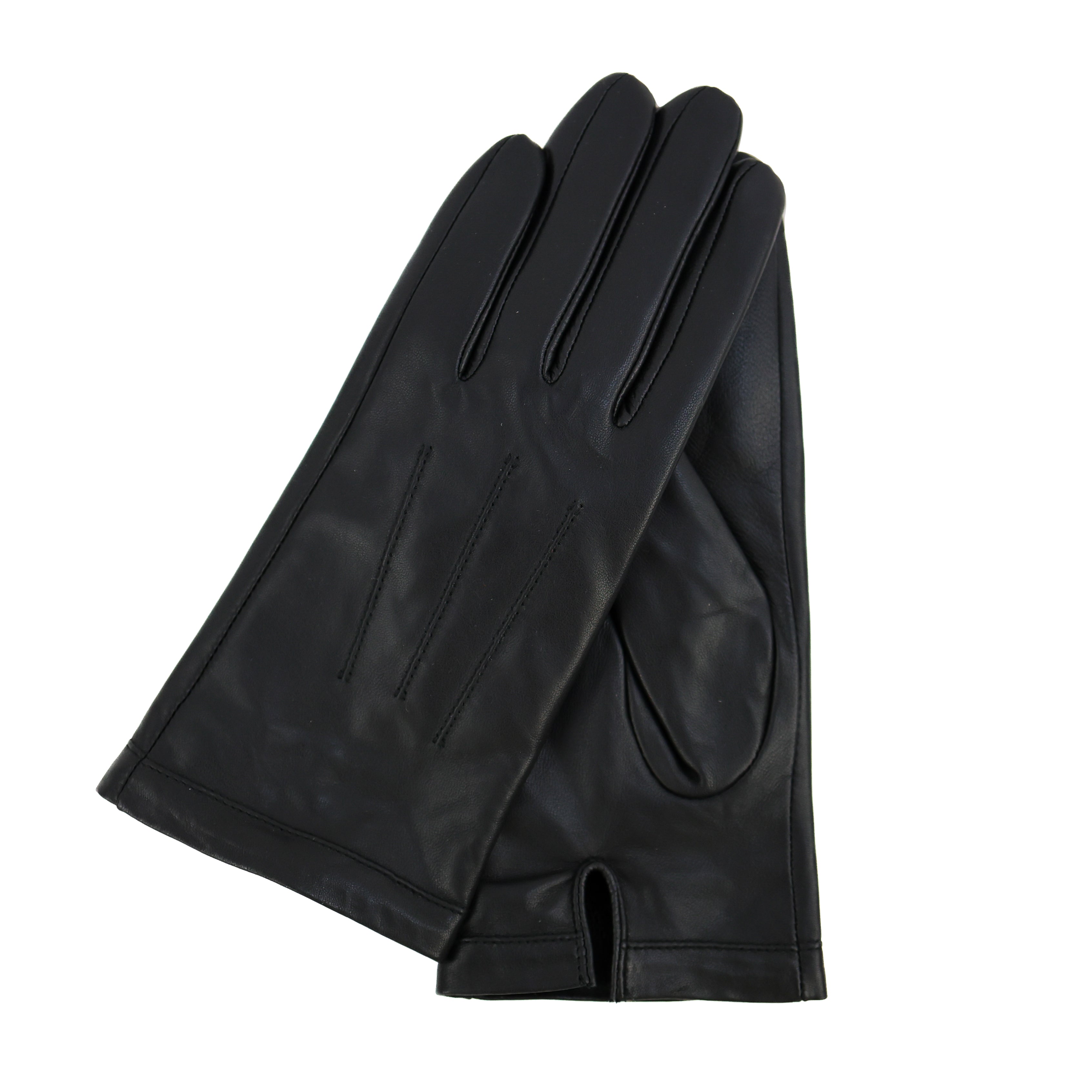 Leather women's gloves 'Claudia' black