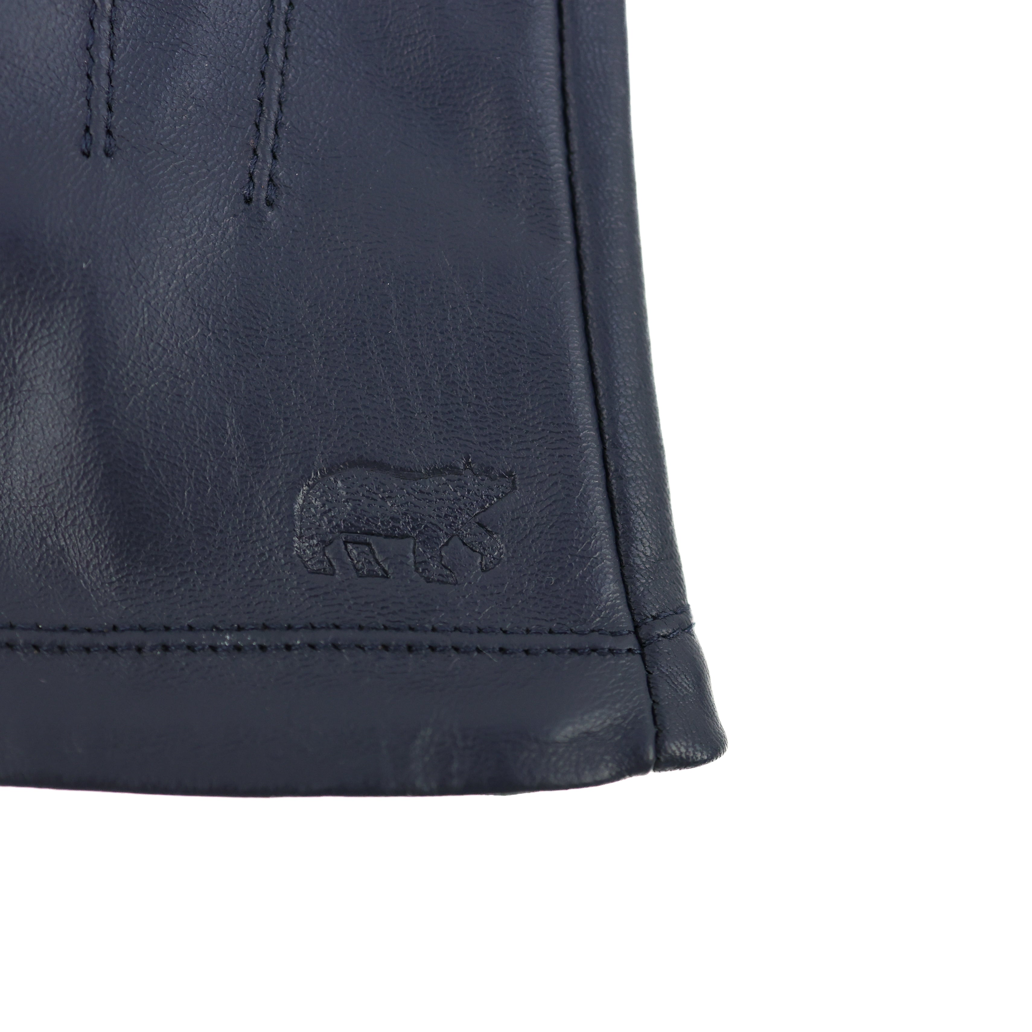 Leren dames handschoenen 'Claudia' navy