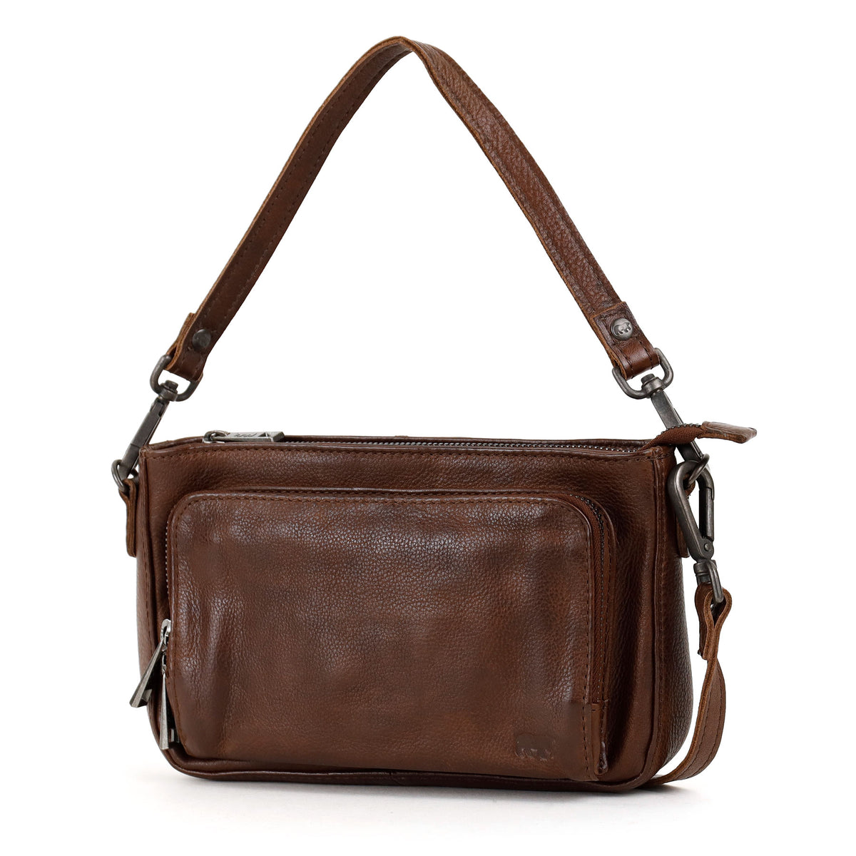 Small handbag/shoulderbag 'Livia' cognac