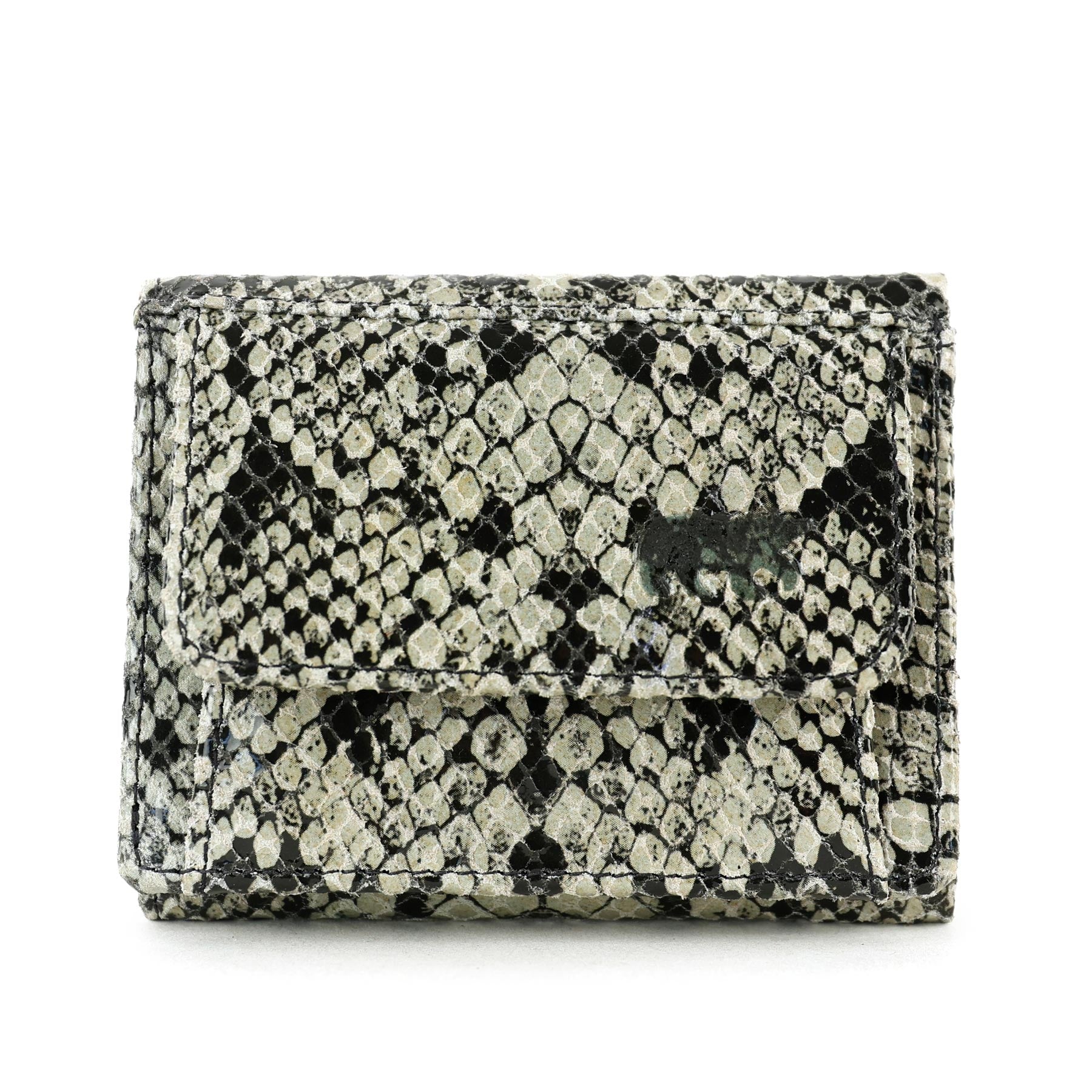 Portemonneetje 'Nana' snake grey