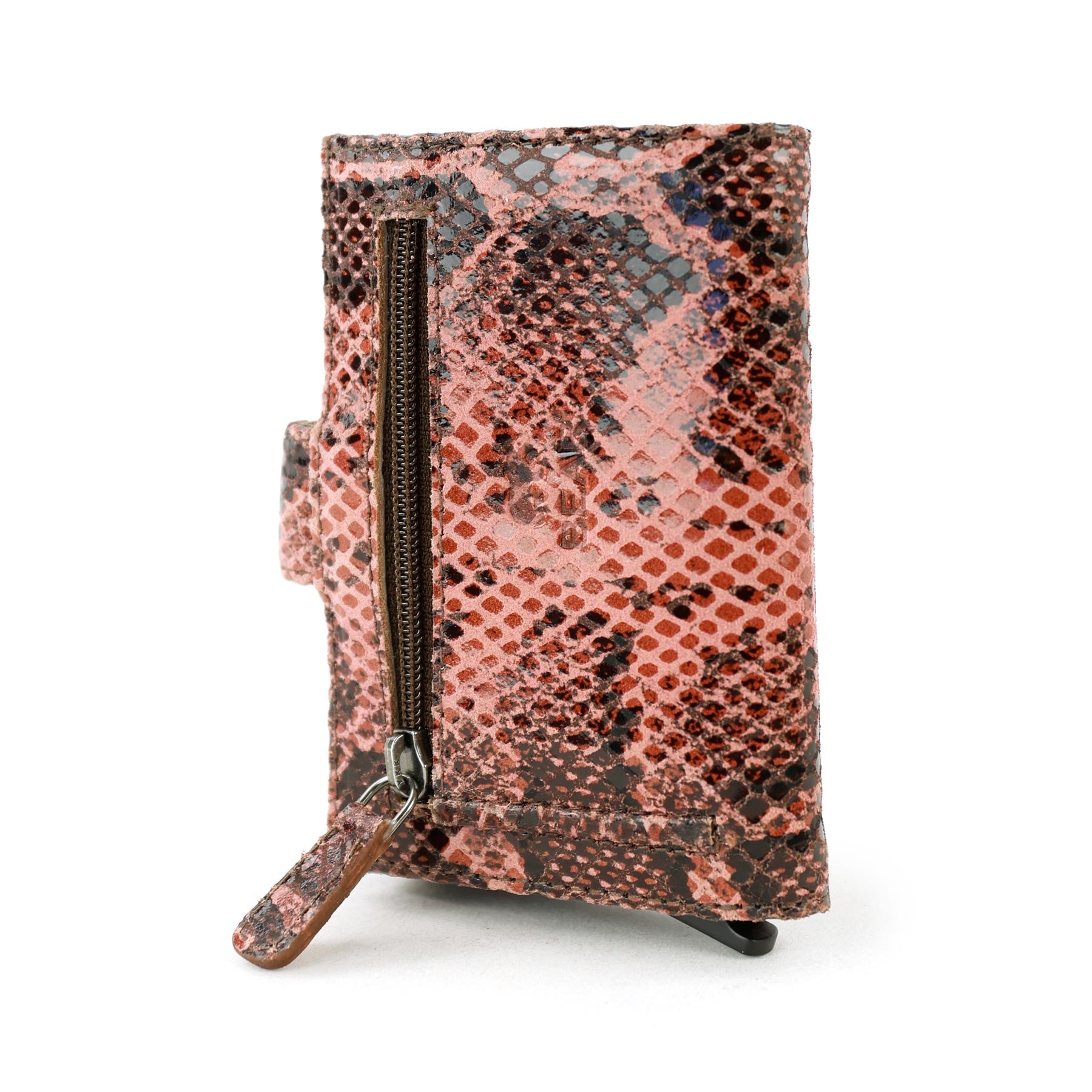 RFID Card holder 'Elsie' snake pink