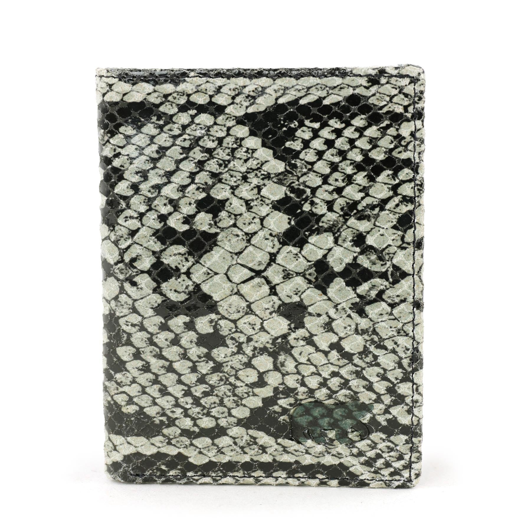 Pasjeshouder met briefgeldvak 'Cas' snake grey