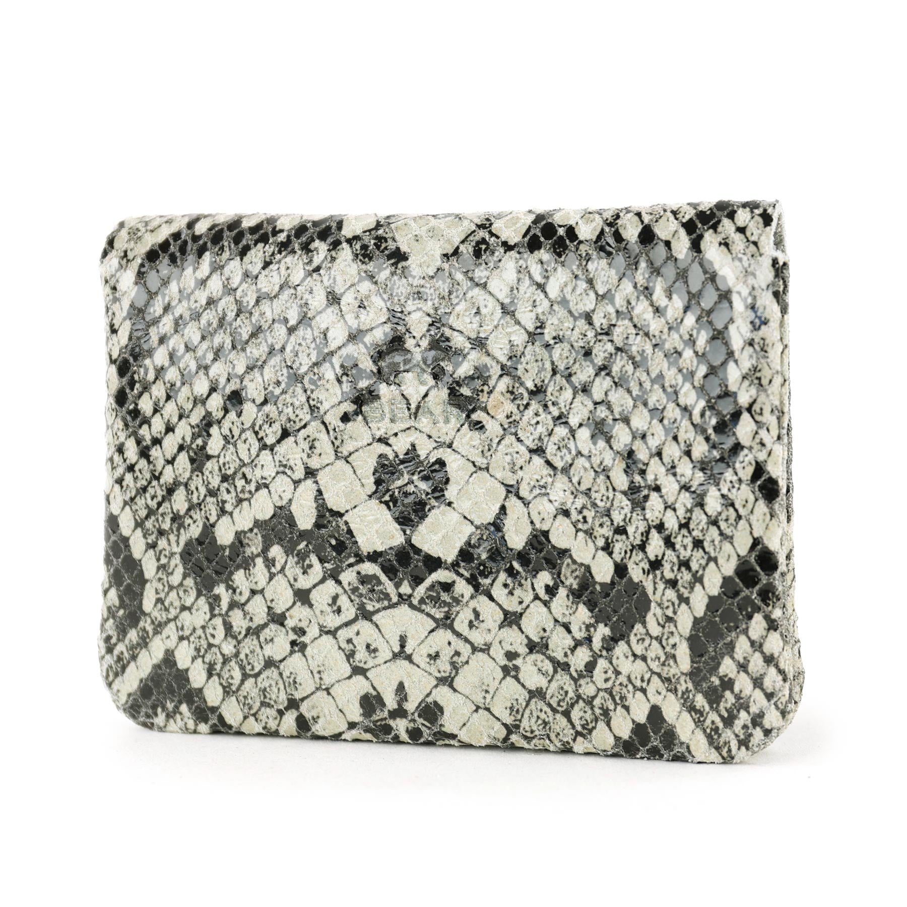 Wallet 'Pietje' snake grey