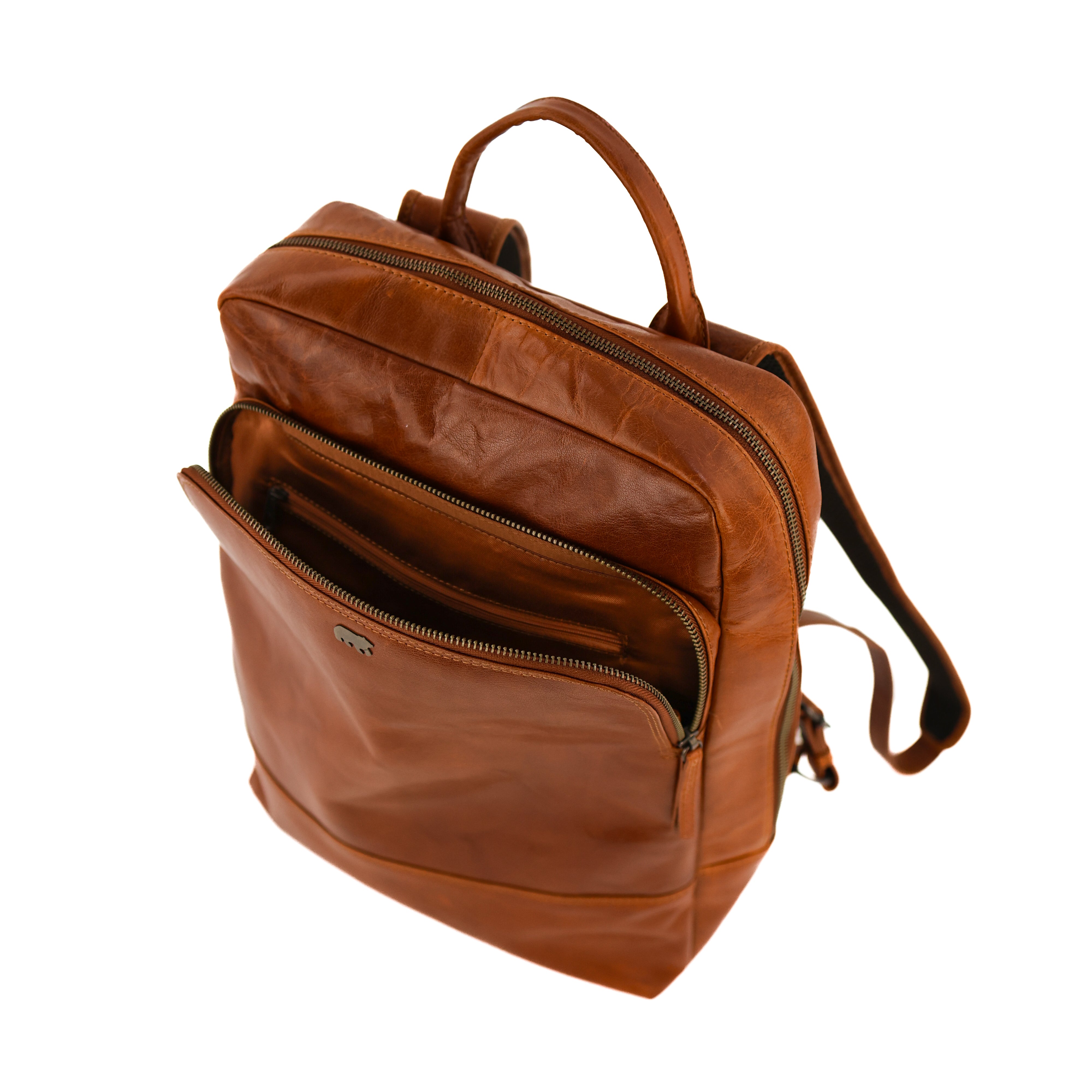 Laptop backpack 15.6" 'Mason' Andorra cognac