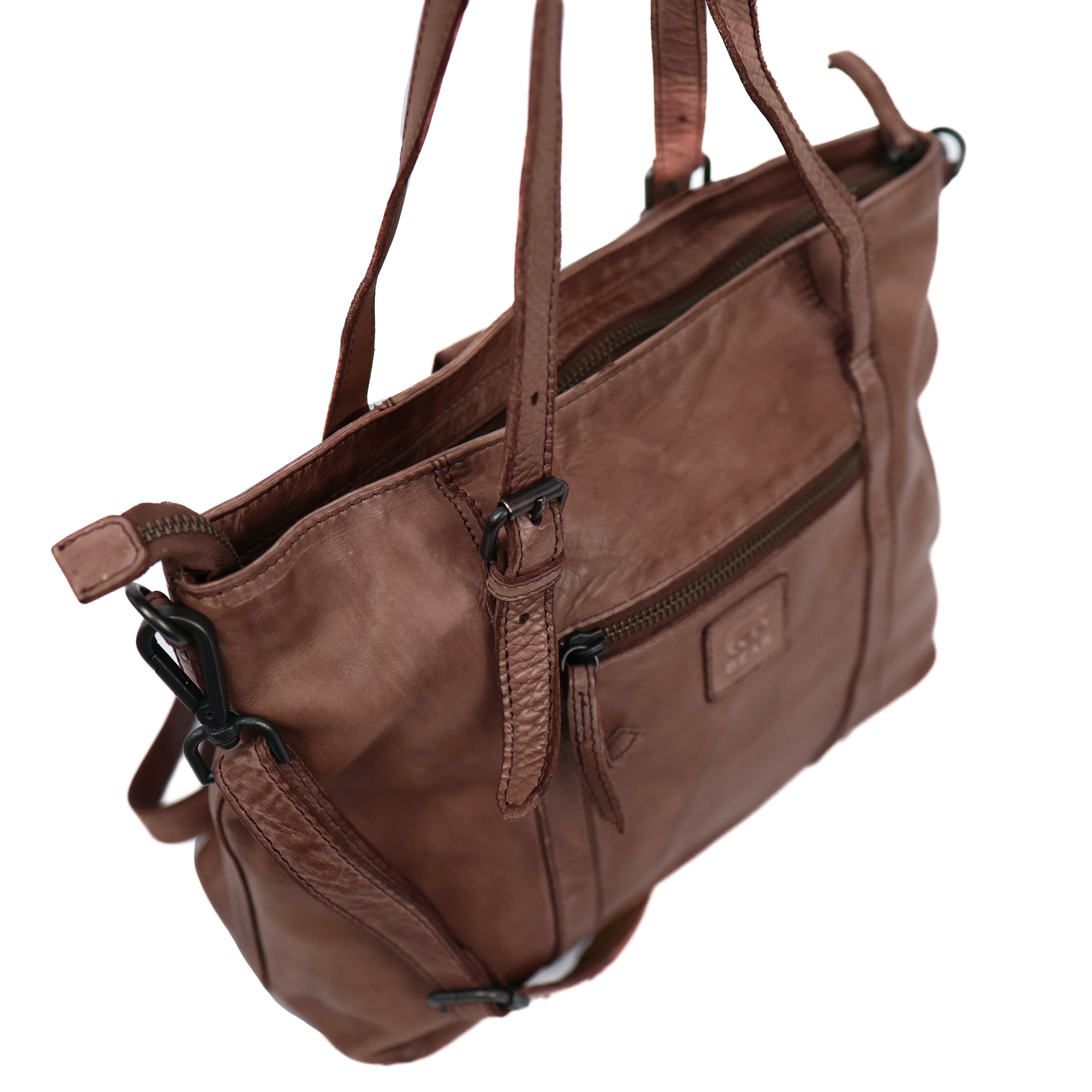 Hand-/schoudertas 'Anja' pewter