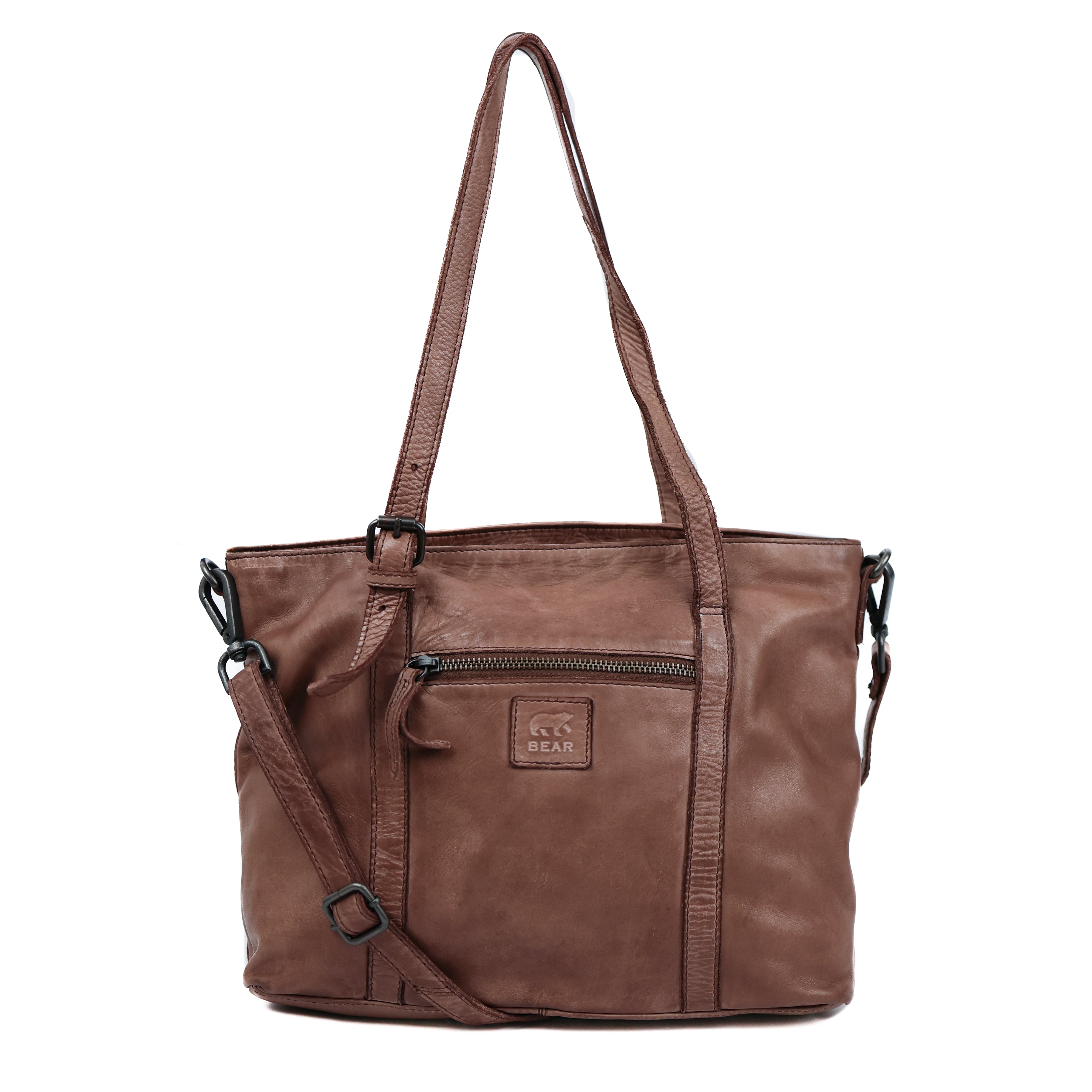 Hand-/schoudertas 'Anja' pewter