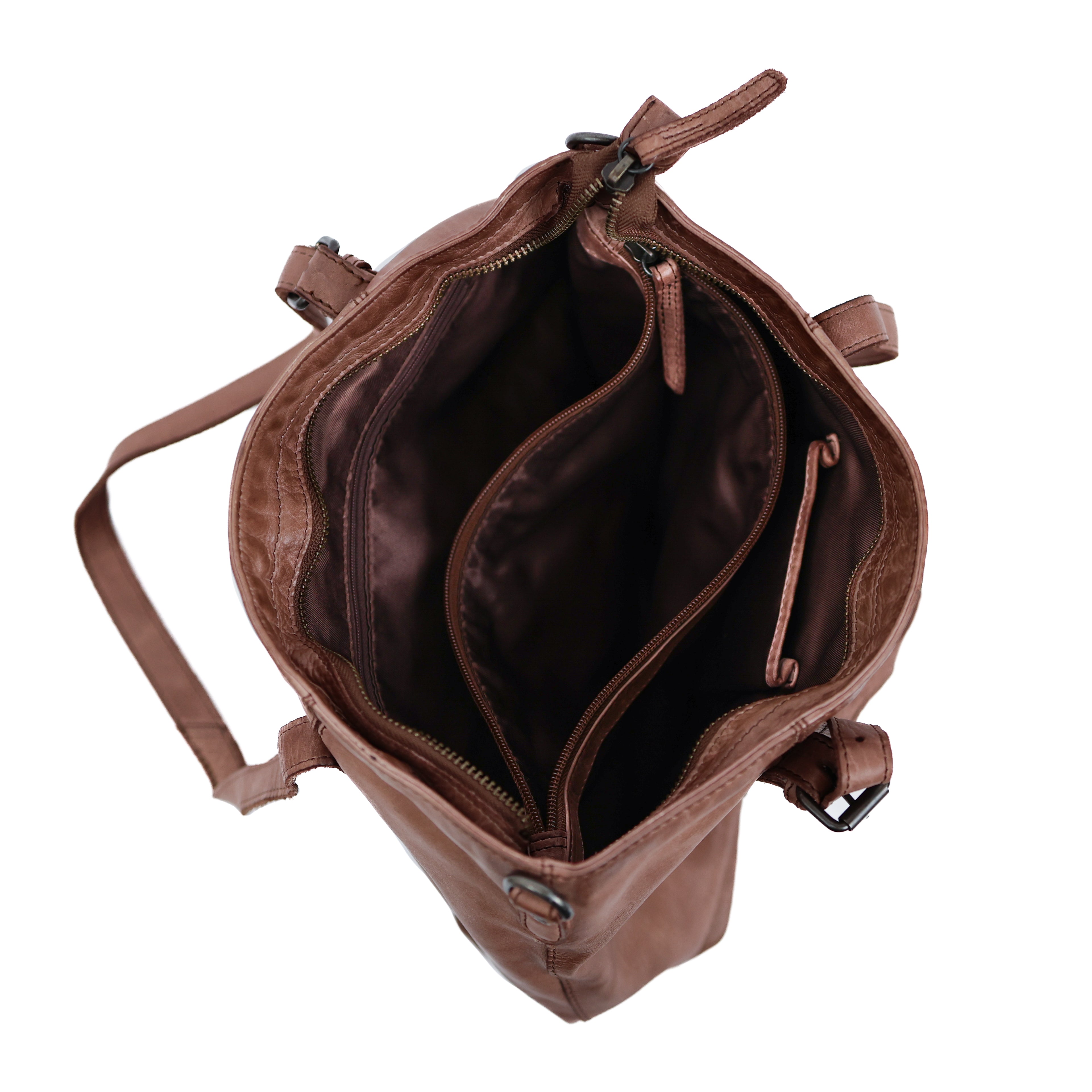 Hand-/schoudertas 'Anja' pewter