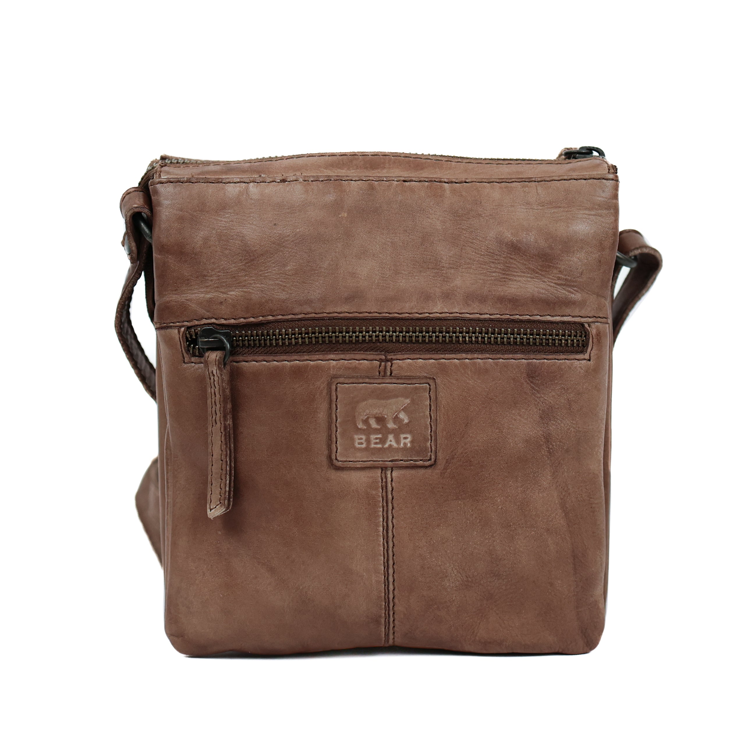 Klein schoudertasje 'Monique' pewter